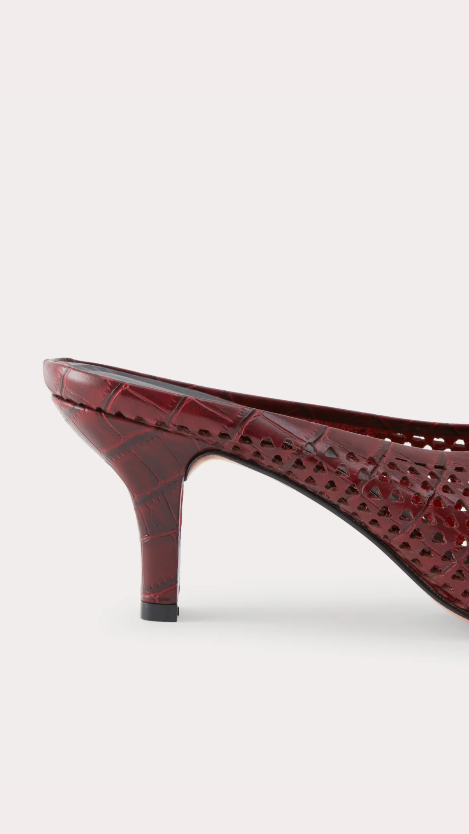 Rachel Comey Alder Mule in Merlot