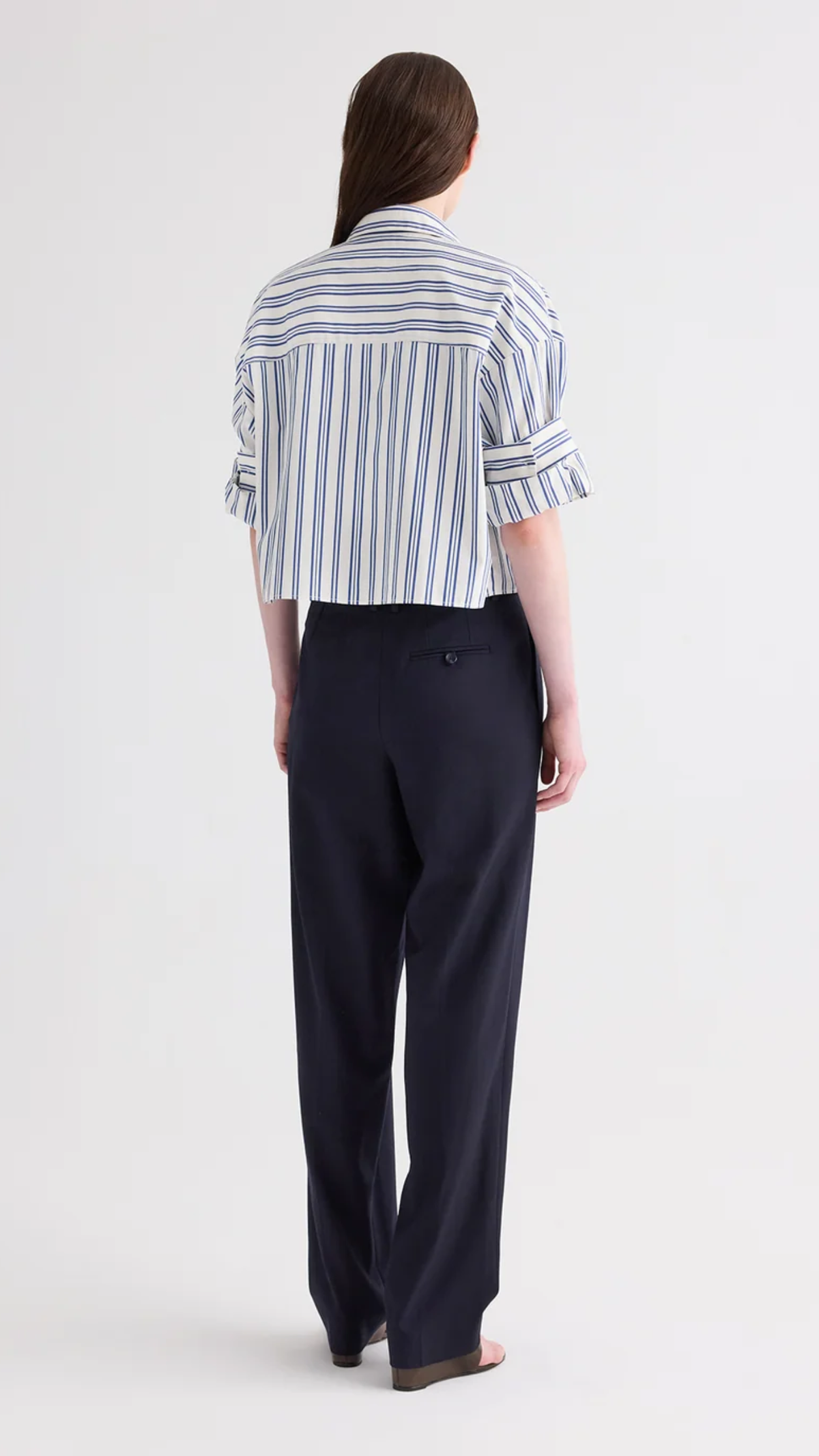TWP Next Ex Shirt in Light Grey Multi