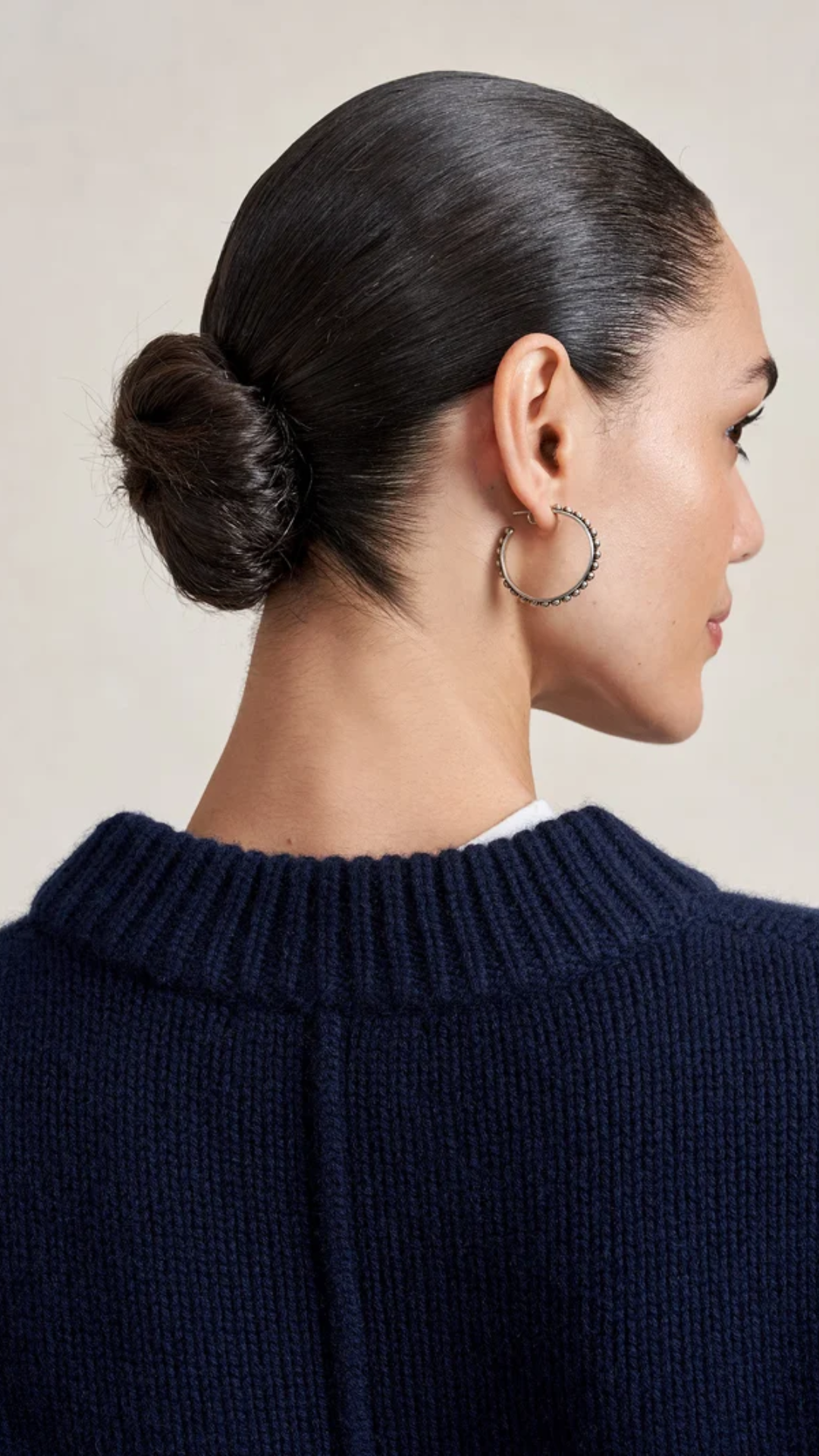 La Ligne Solid Mini Marin Sweater in Navy