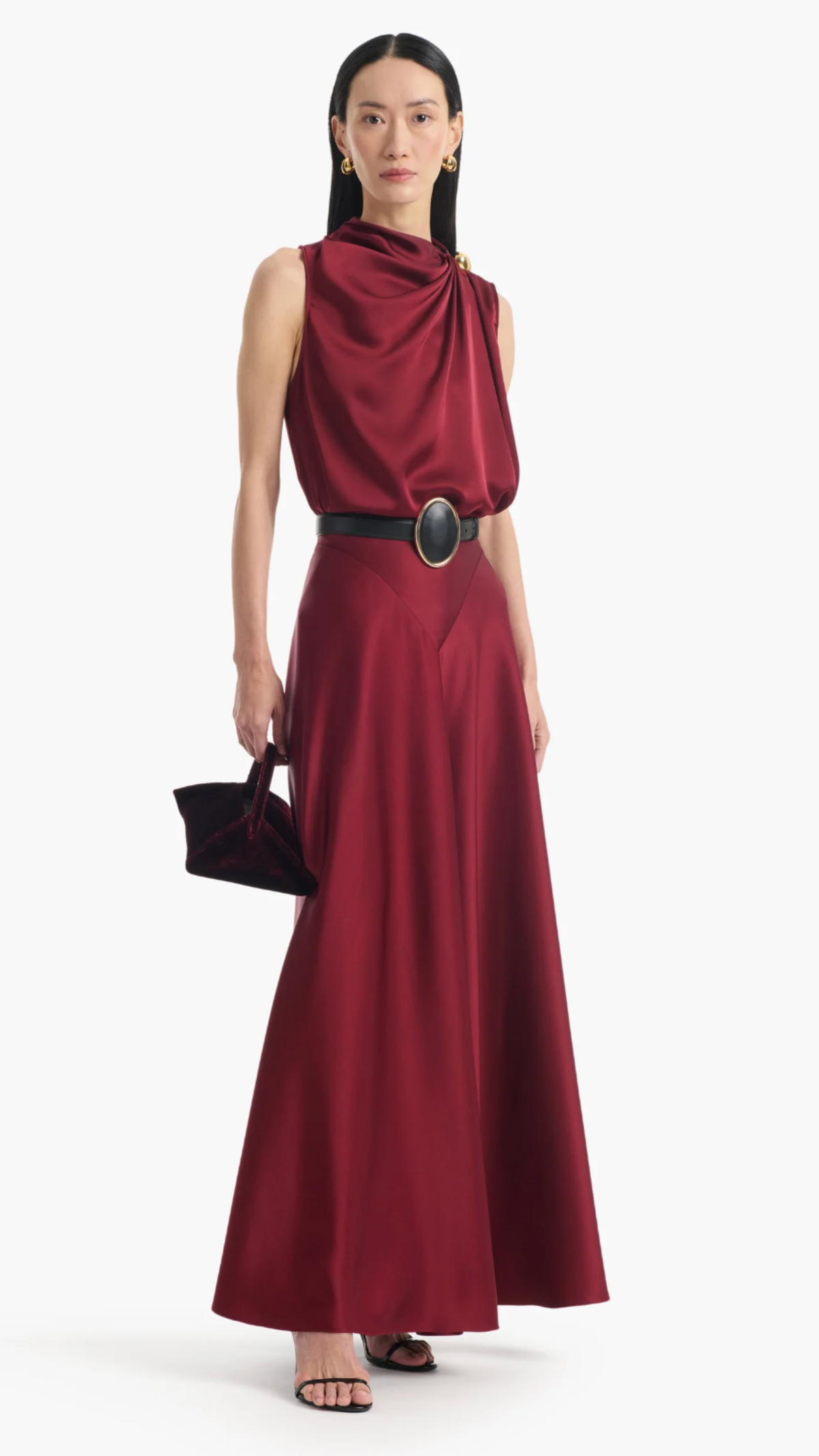 Altuzarra Ames Skirt in Grenache