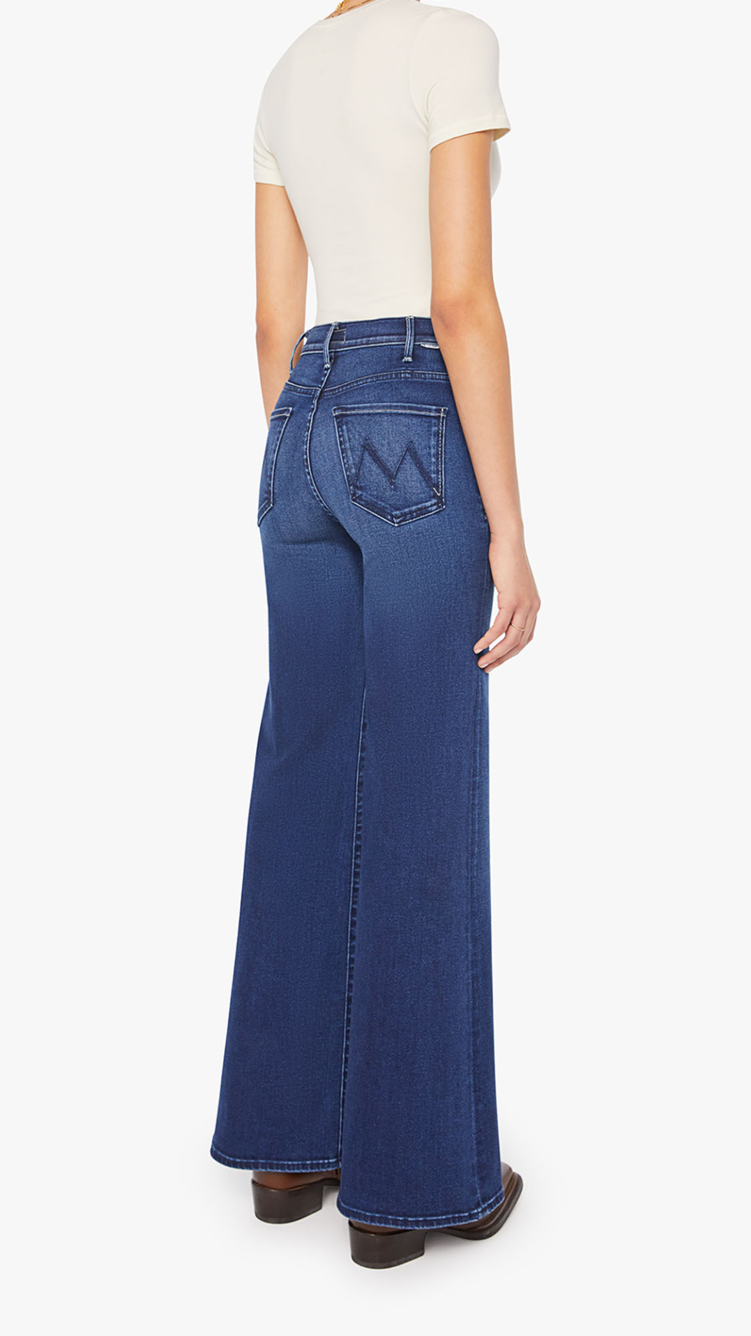 Mother The Hustler Roller Sneak Jean in Homecoming High