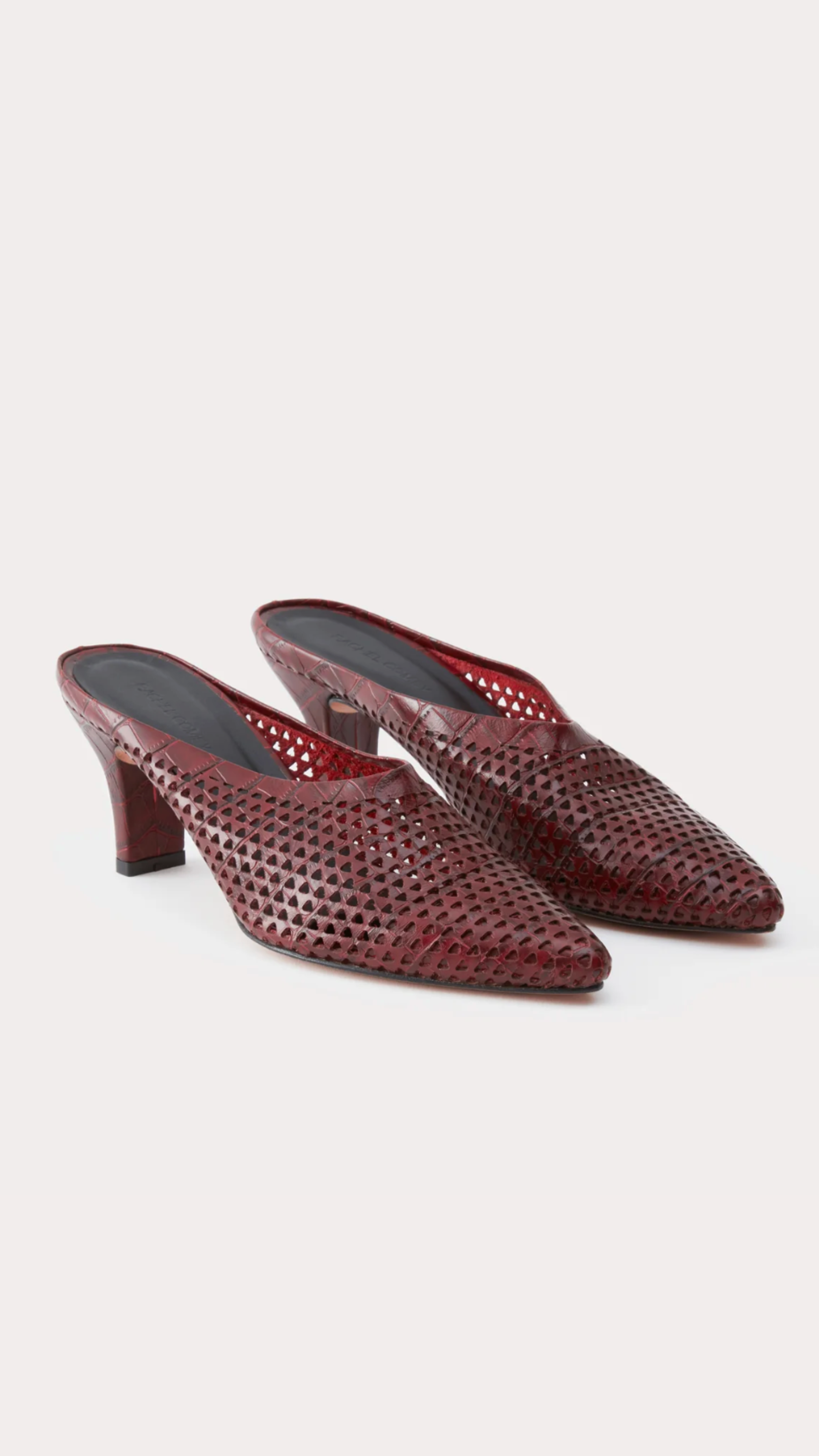 Rachel Comey Alder Mule in Merlot