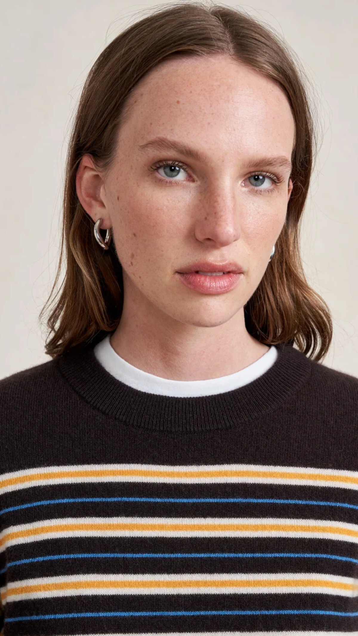 La Ligne Lean Lines Sweater in Chocolate Cream