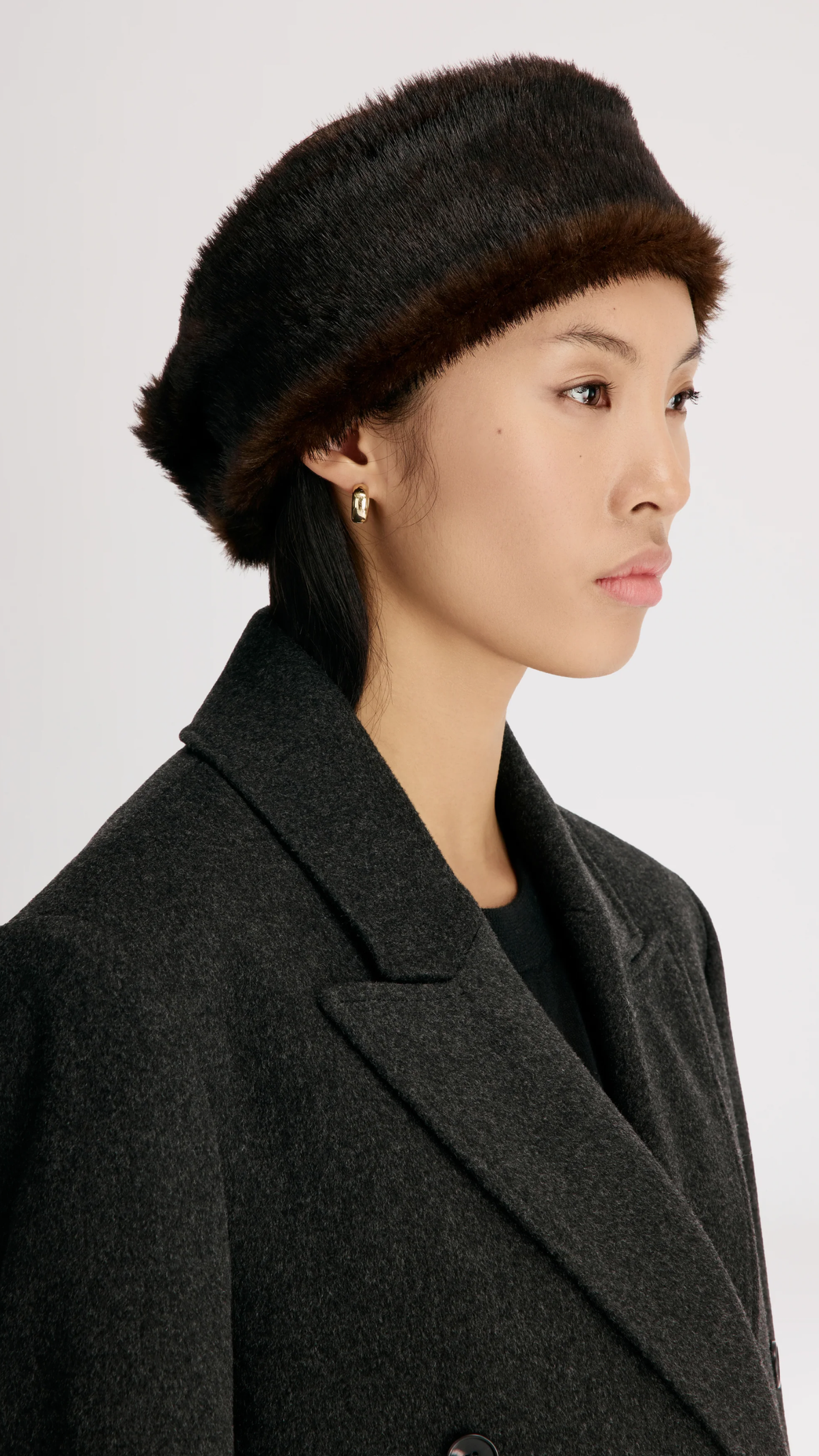 Loulou de Saison Rumi Headband in Grizzly