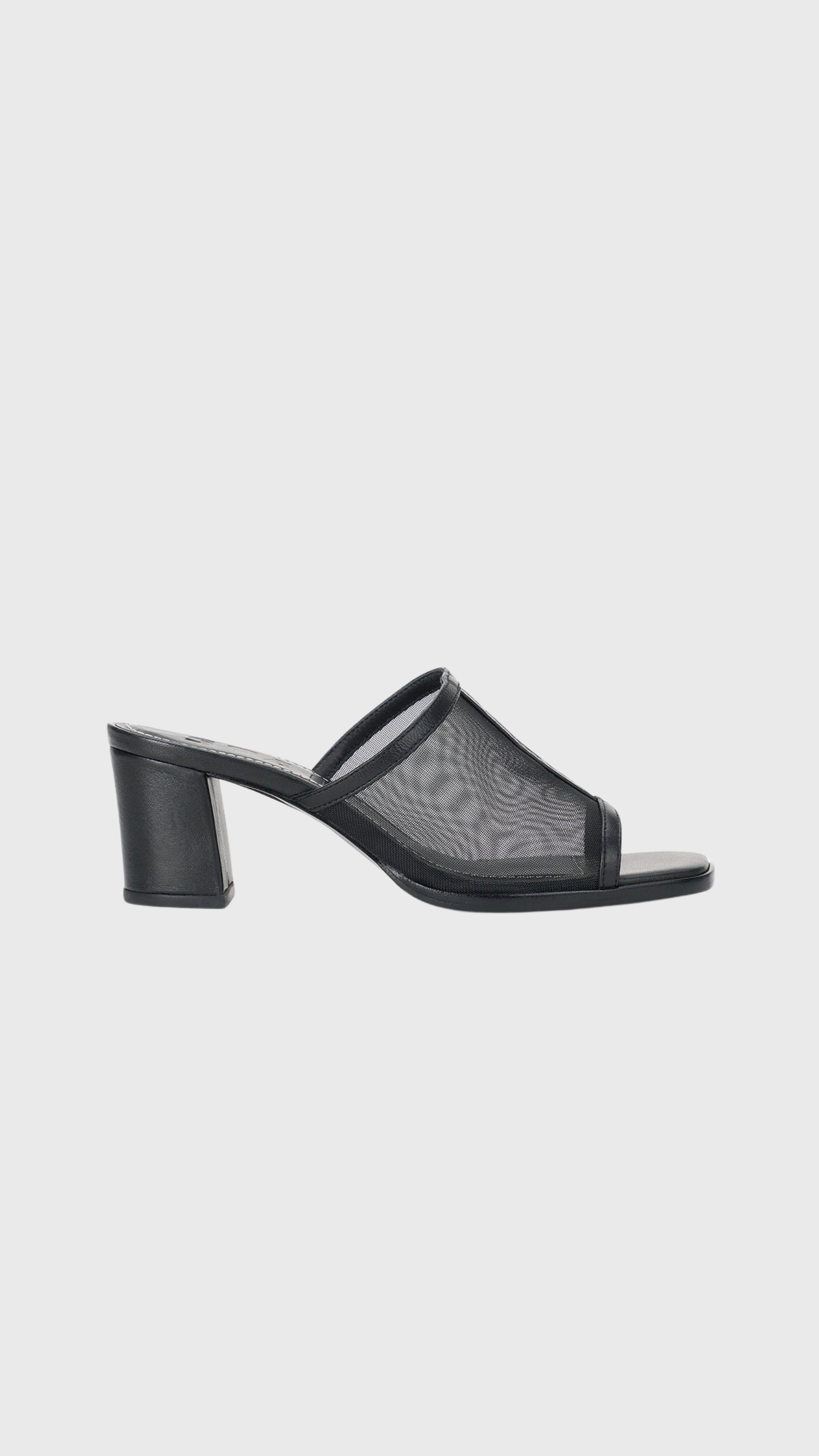 Staud Alessandra Heel Black Mesh