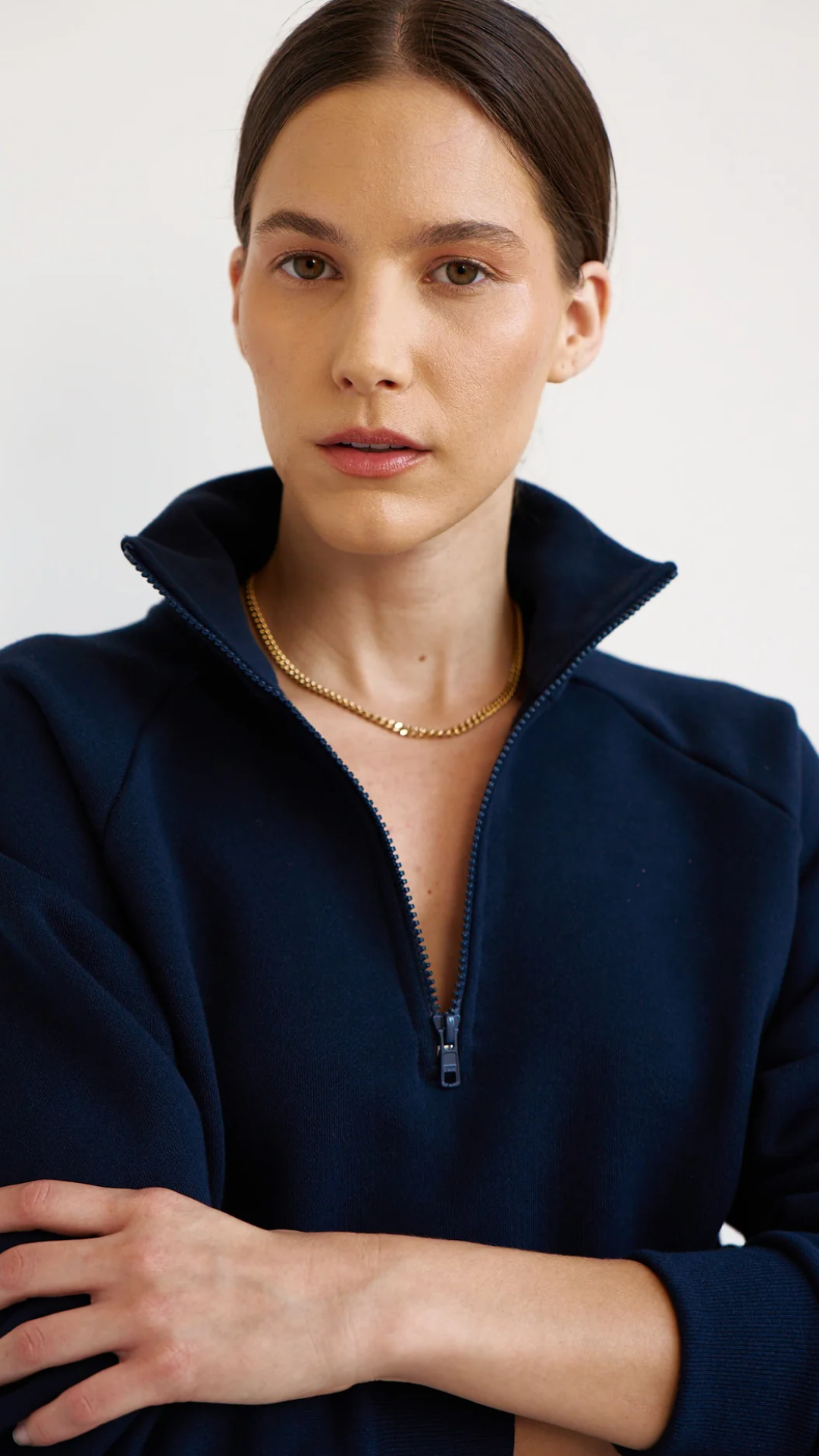 Jamie Haller The Quarter Zip in Navy