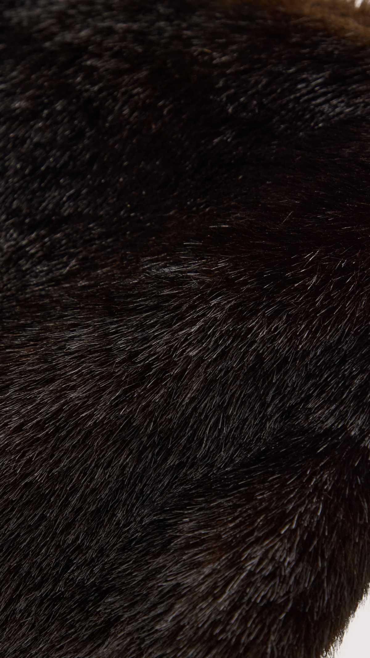 Loulou de Saison Flint Faux Fur Clutch in Grizzly