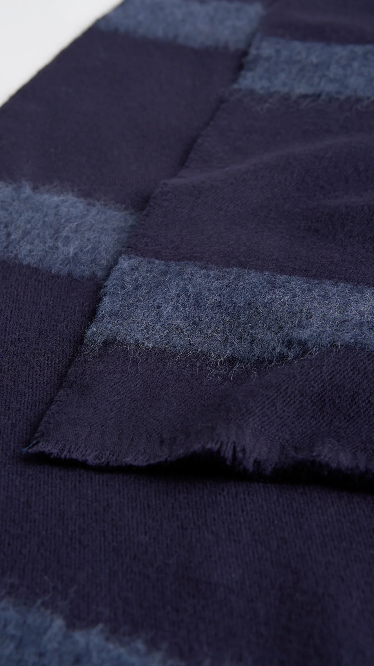Toteme Monogram Twill Scarf in Navy