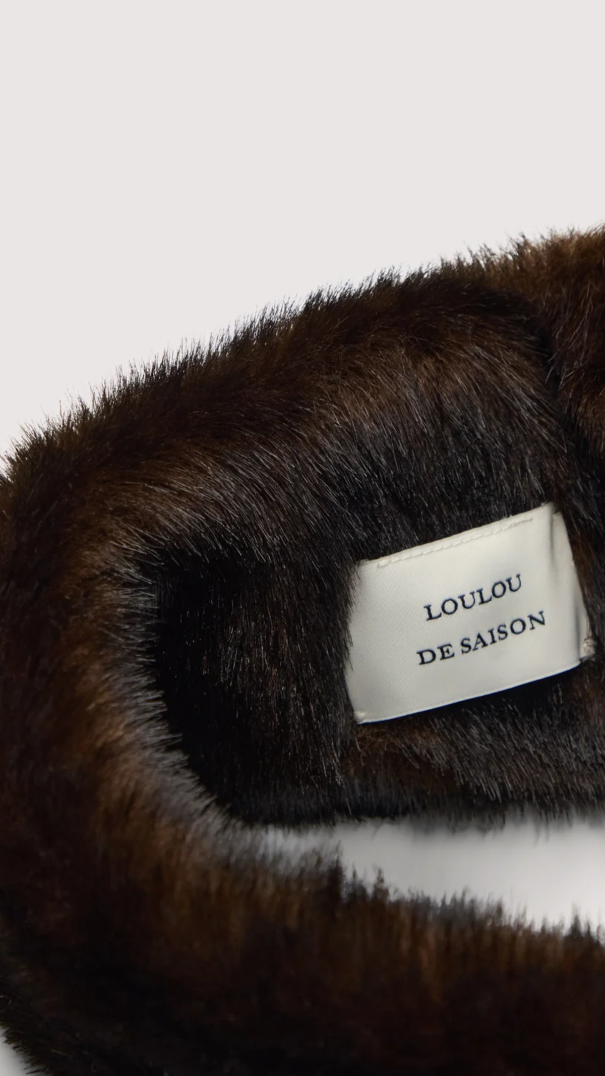 Loulou de Saison Rumi Headband in Grizzly