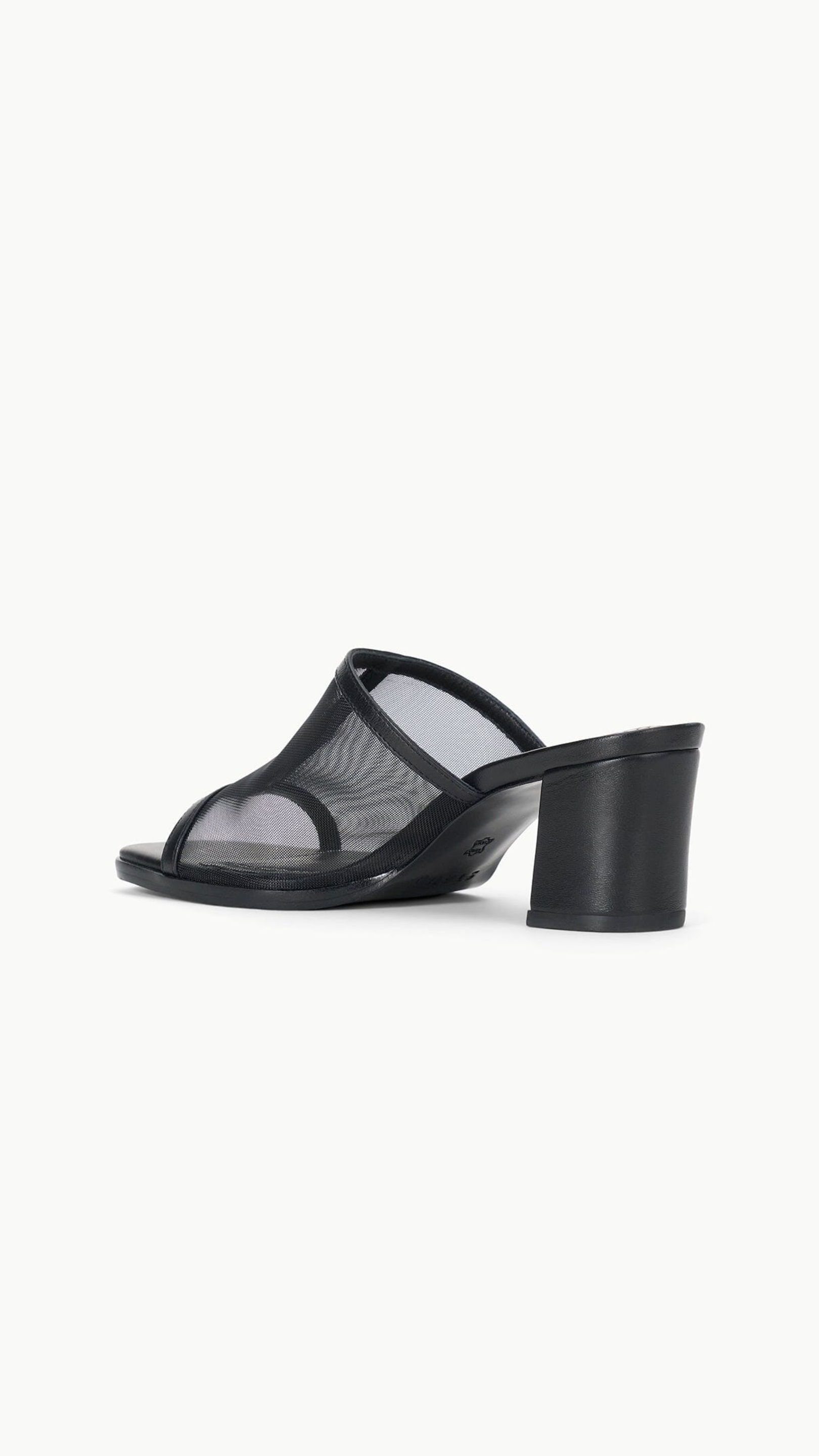 Staud Alessandra Heel Black Mesh