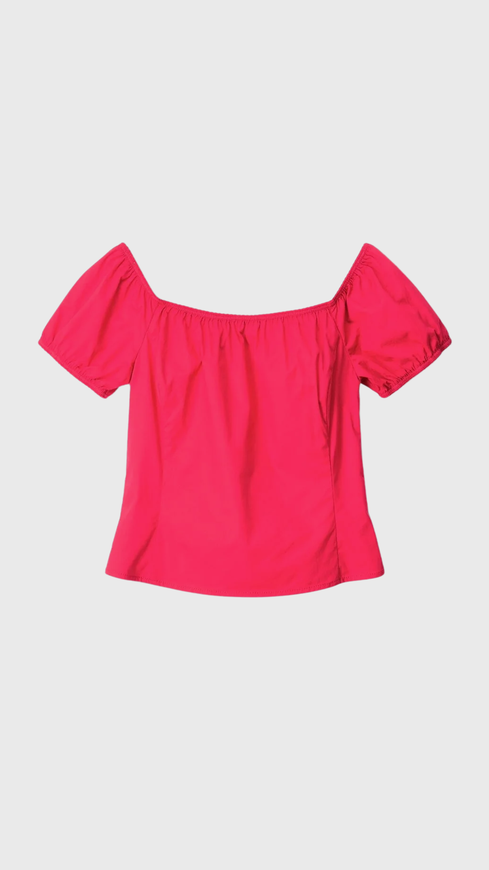 Staud Helene Top in Cherry