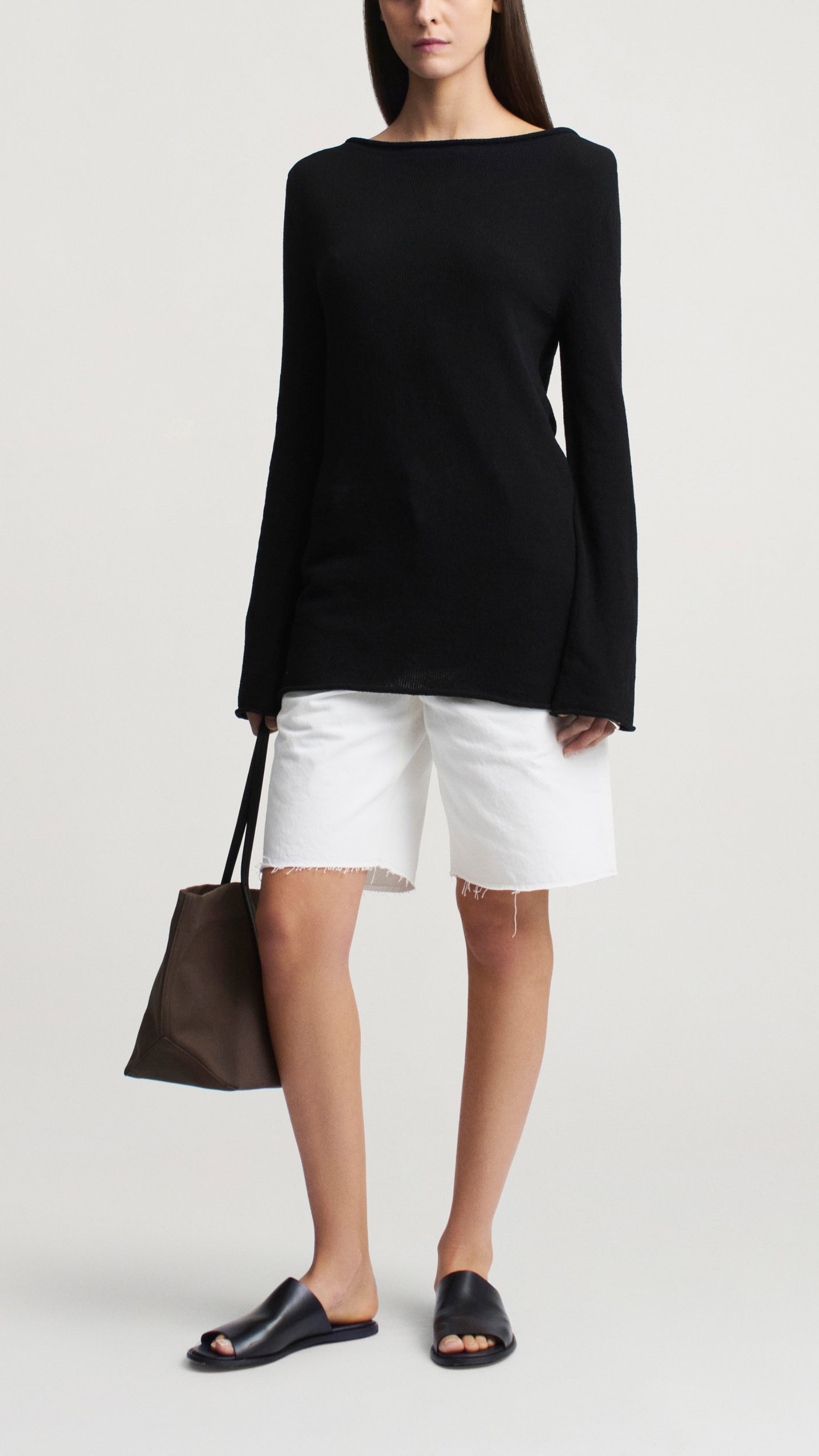 Kallmeyer Yasmin Novelty Cotton Tunic Top in Black