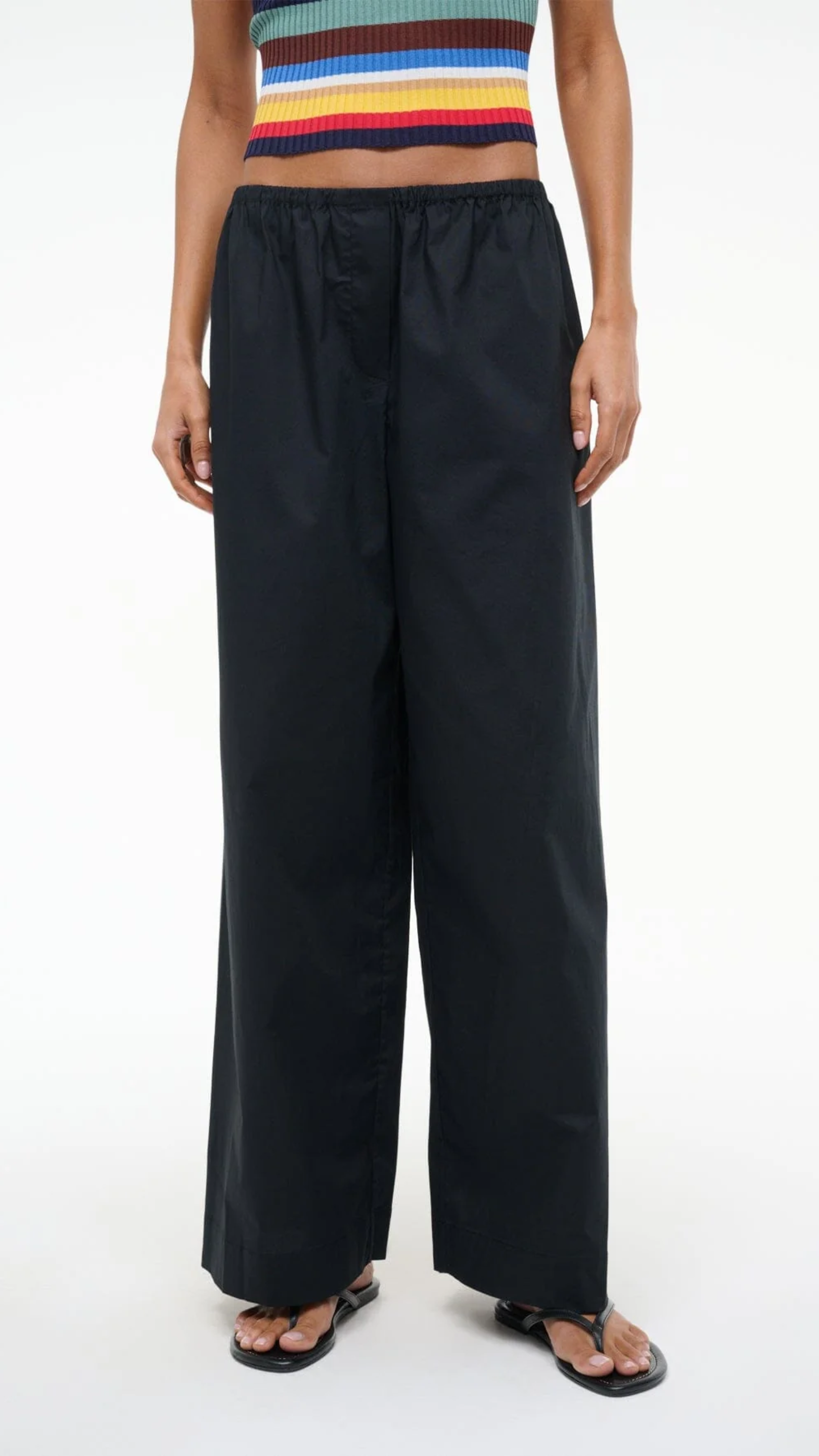 Staud Bonfire Pant in Black