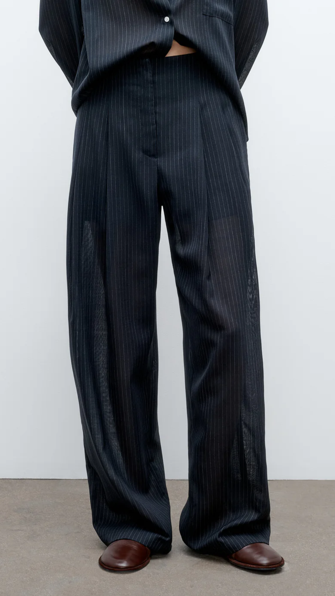 TWP Carries Trouser in Midnight