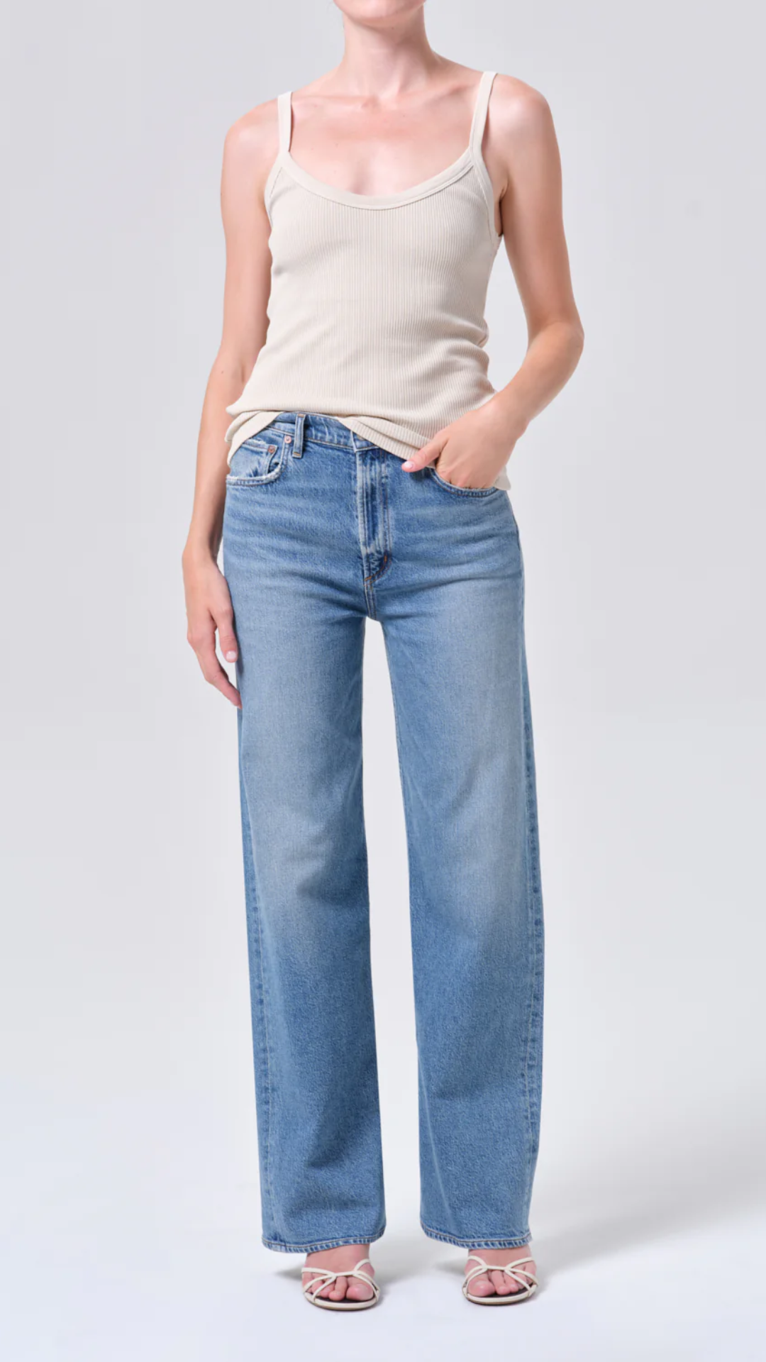 Agolde Ren 32" Jean in Measure