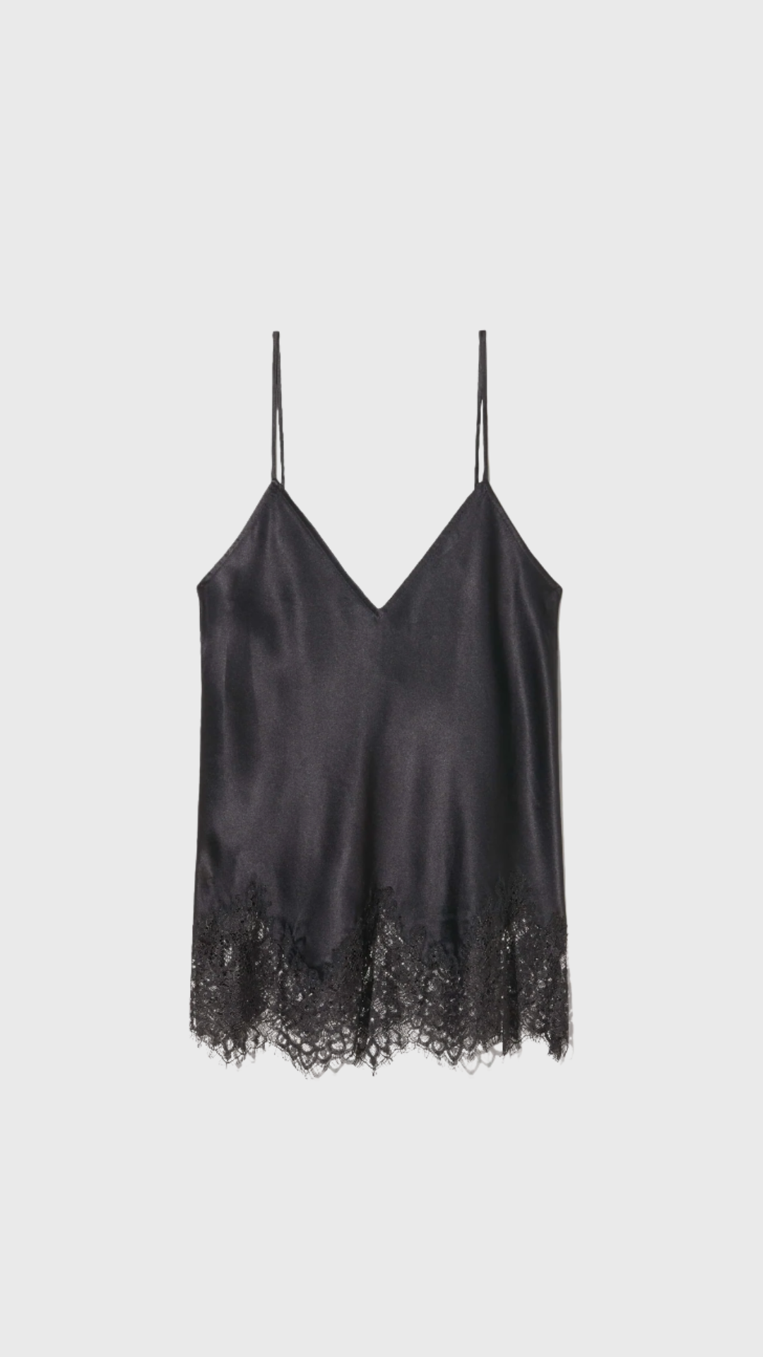 Nili Lotan Nadine Lace Cami Top in Black