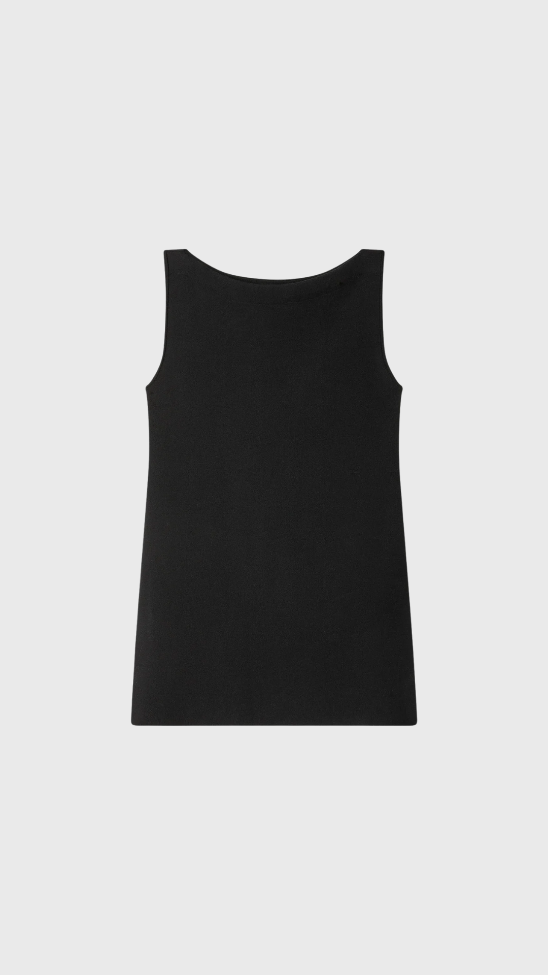 White + Warren Cotton Tunic Top in Black