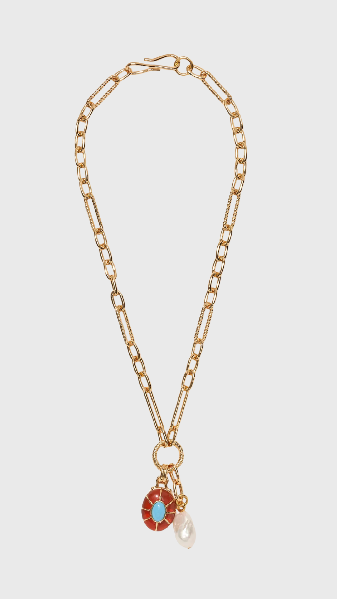 Lizzie Fortunato Neroli Charm Necklace in Multi