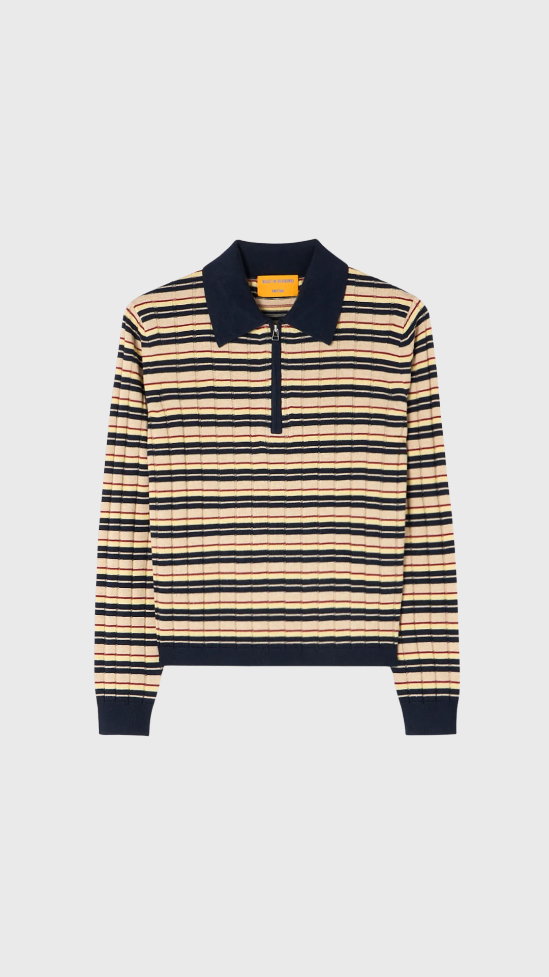 Guest In Residence Track Polo in Midnight Combo