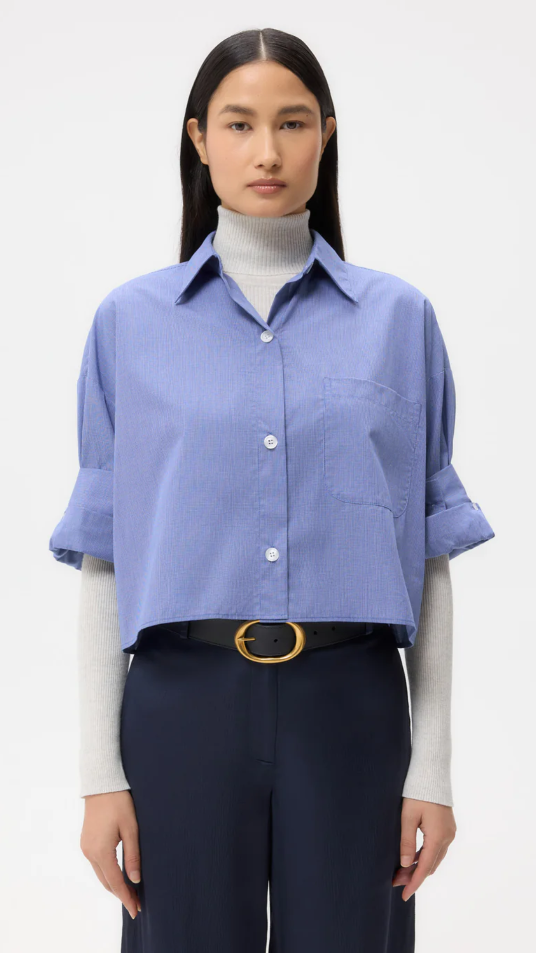 TWP Next Ex Top in White/Navy