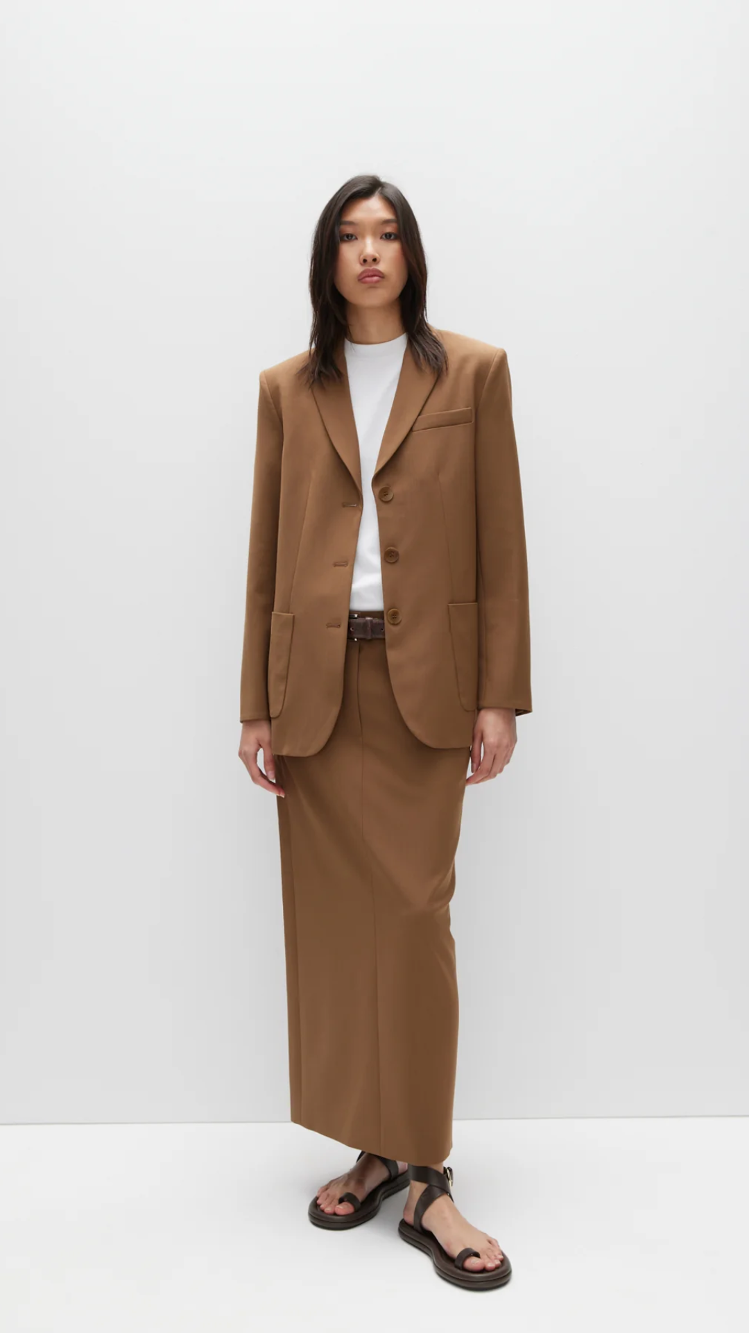 Tibi Tropical Wool Max Blazer