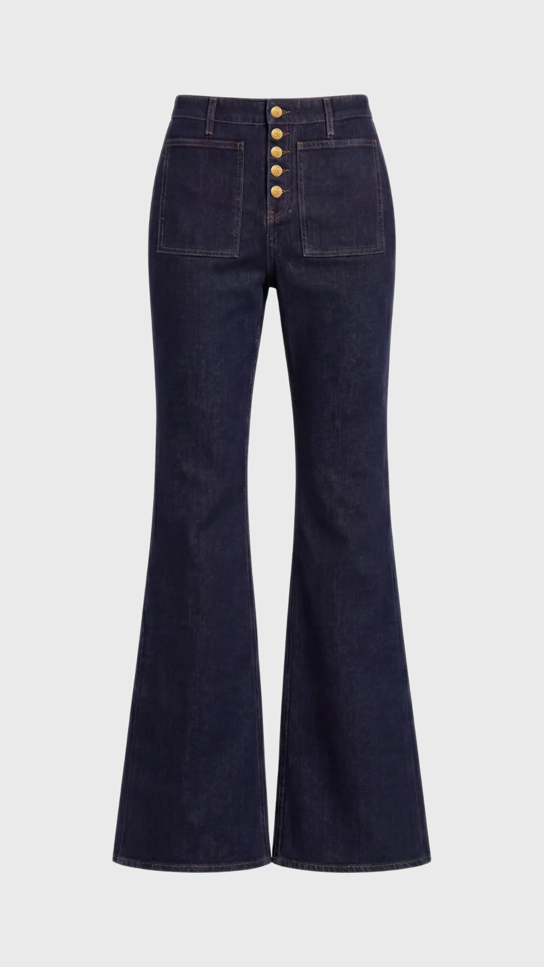 Ulla Johnson The Stretch Lou Kick Flare Jean in Tigris