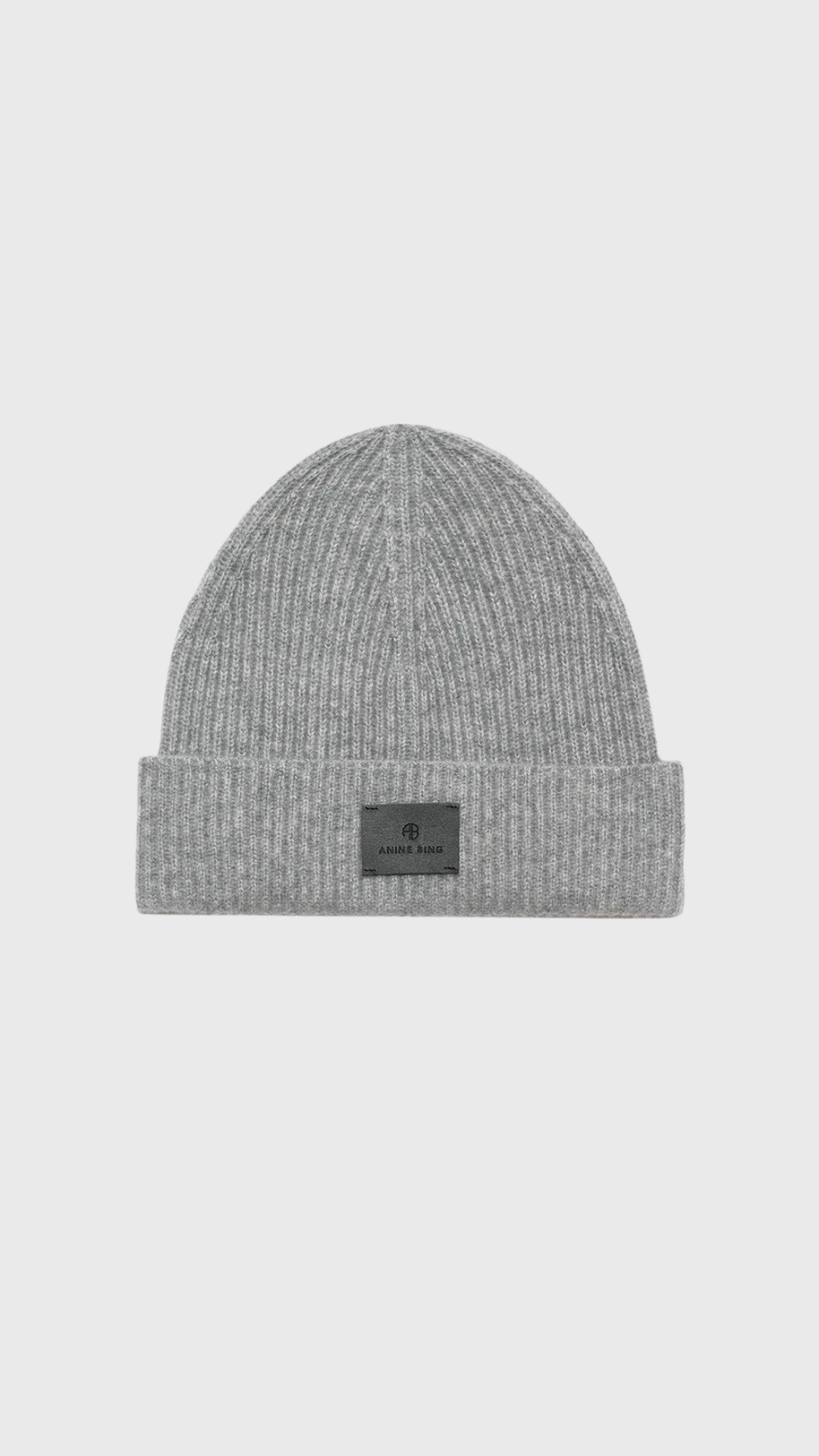 Anine Bing Carley Beanie in Grey