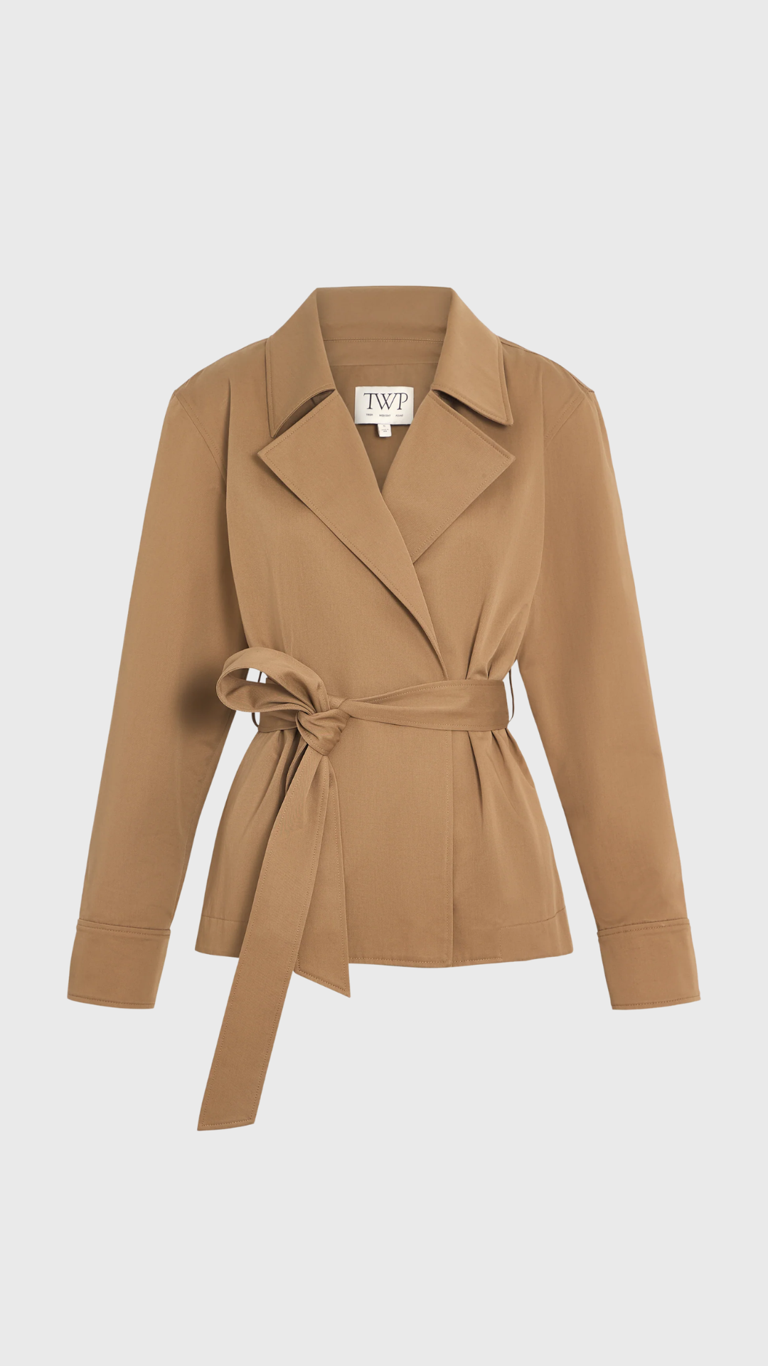 TWP Wrap Me Up Jacket in Khaki