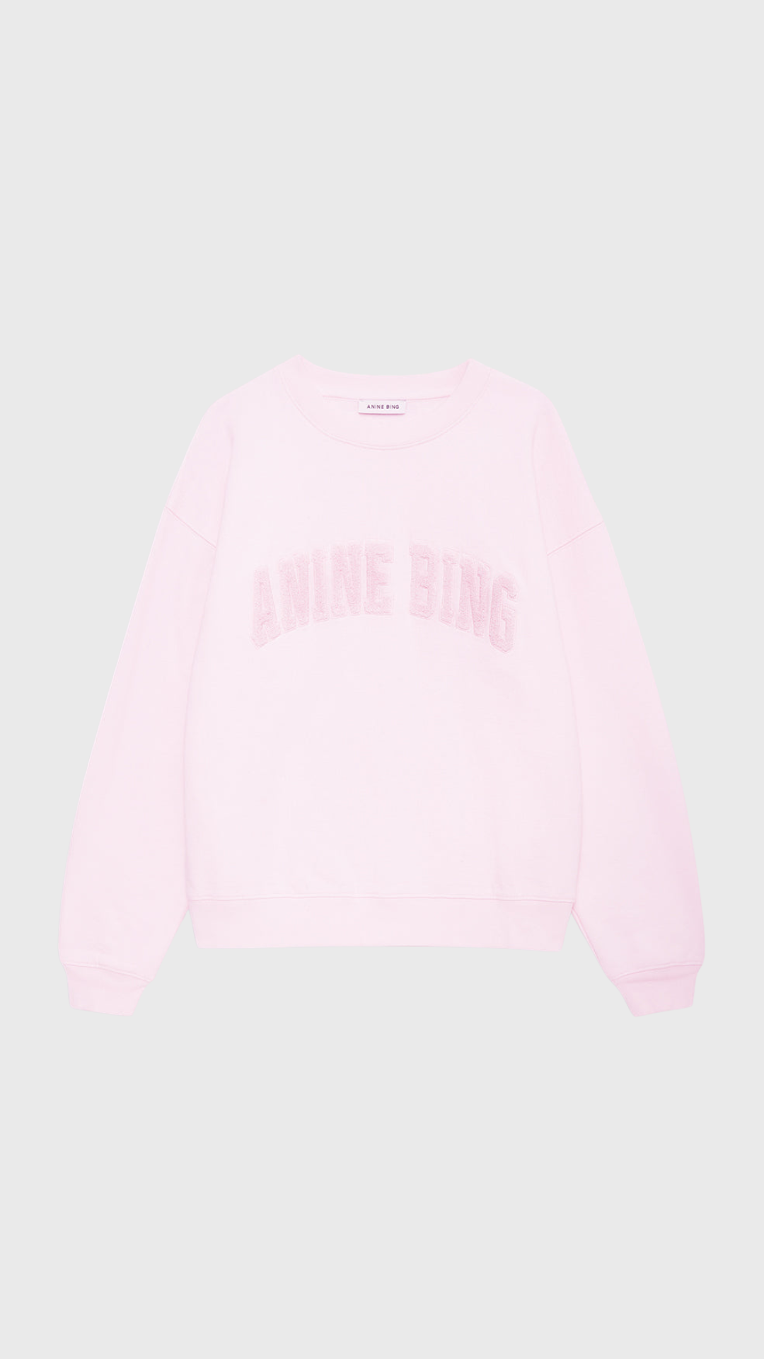 Anine Bing Spencer Sweatshirt in Pink