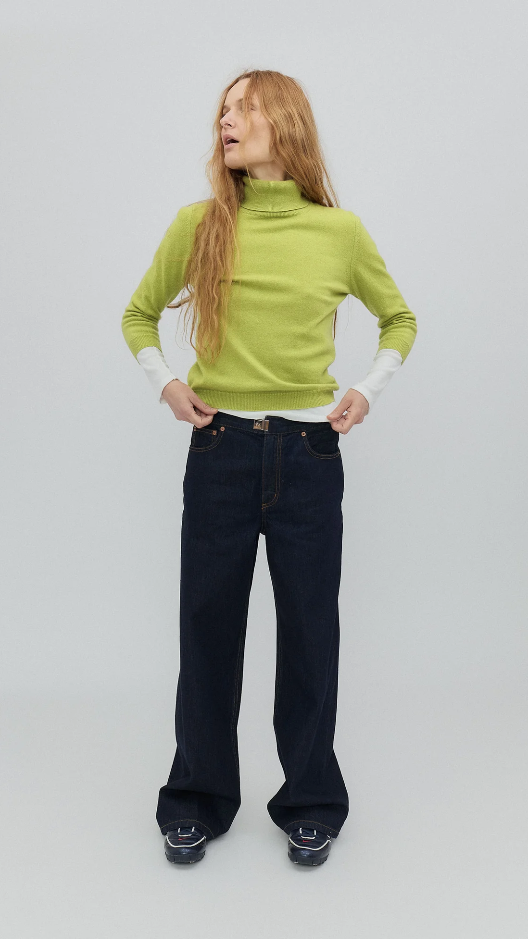 Still Here Buckle Jean in Indigo