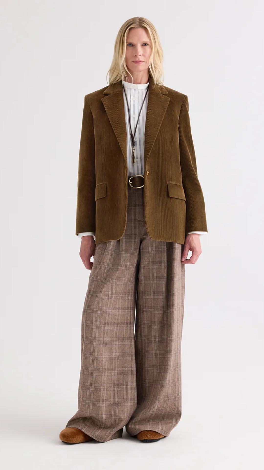 TWP Jillian Blazer in Pinecone