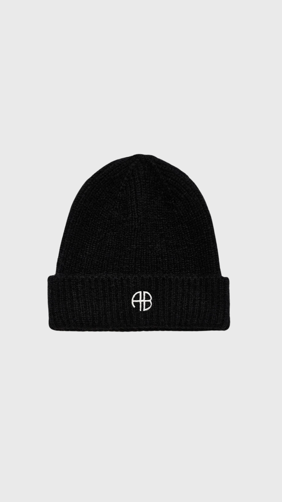 Anine Bing Elia Beanie in Black