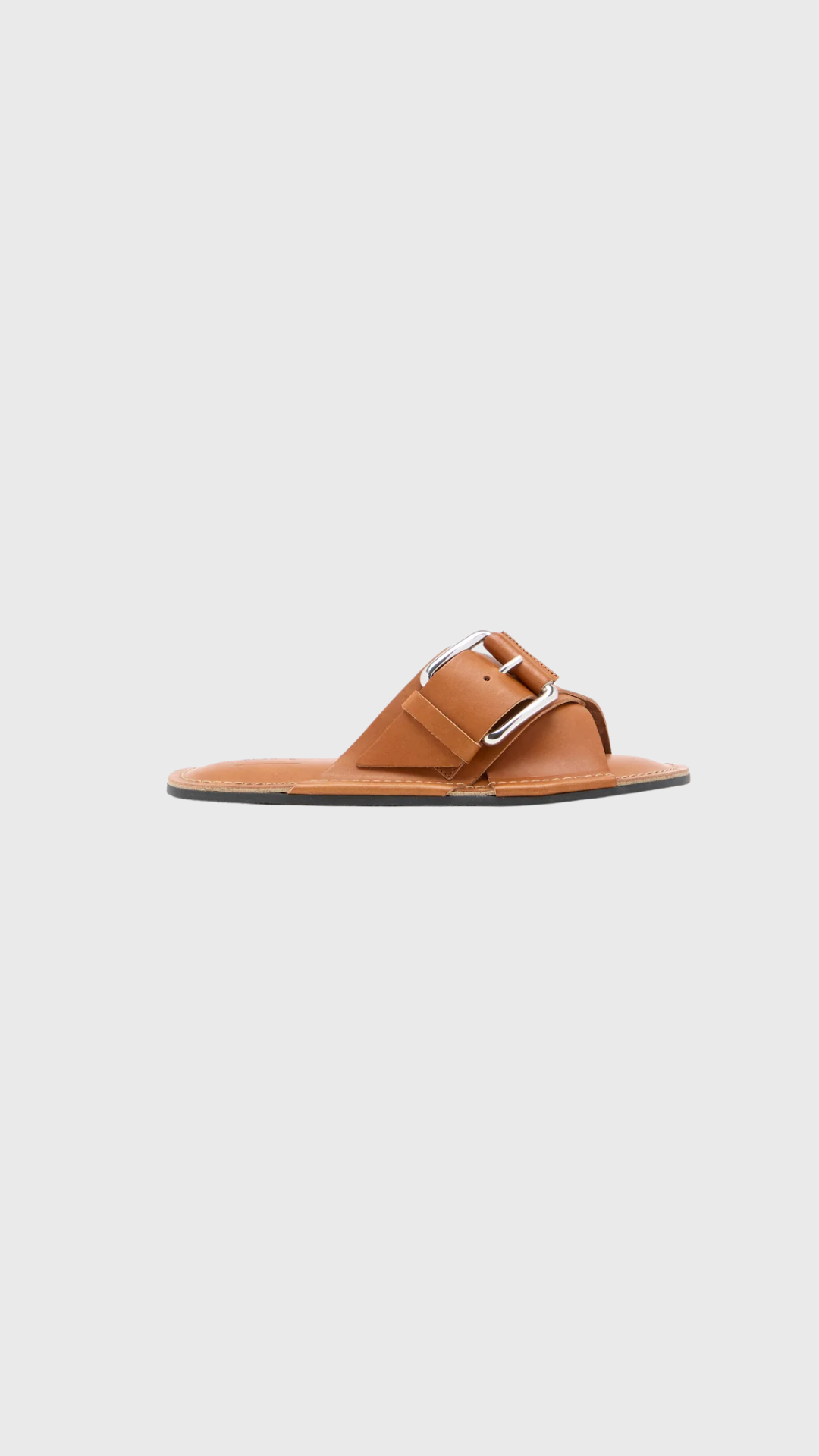 Plan C Flat Rope Sandal in Tan