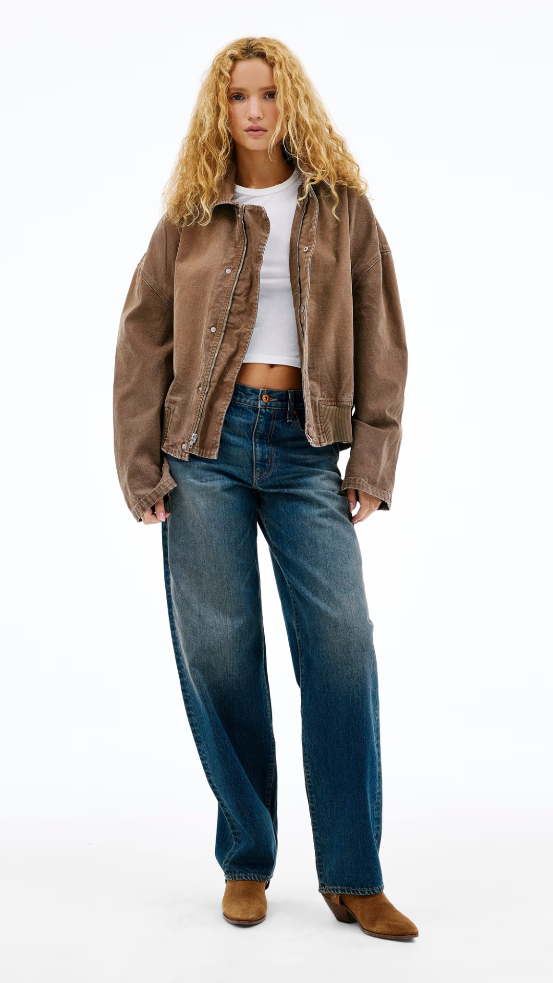 Slvrlake Tess Long Jean in Tears Go By