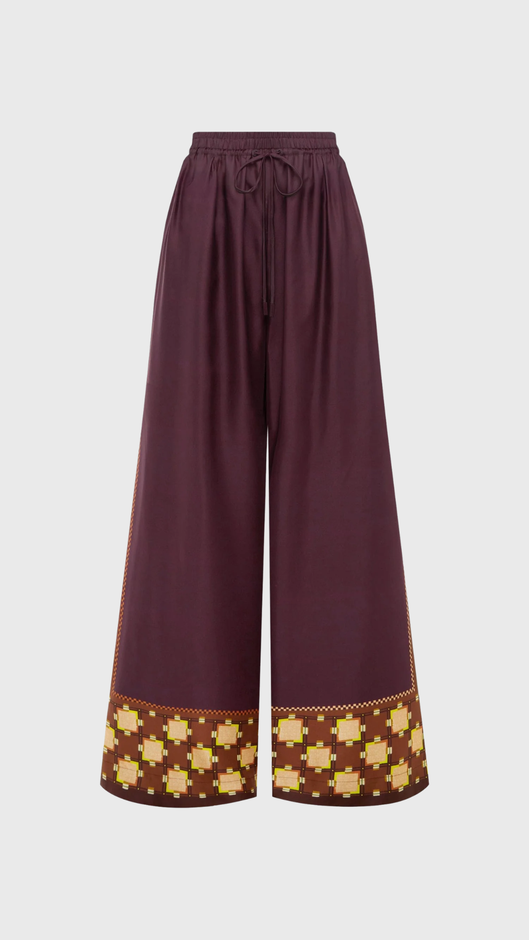 Alemais Wilson Silk Pant in Multi