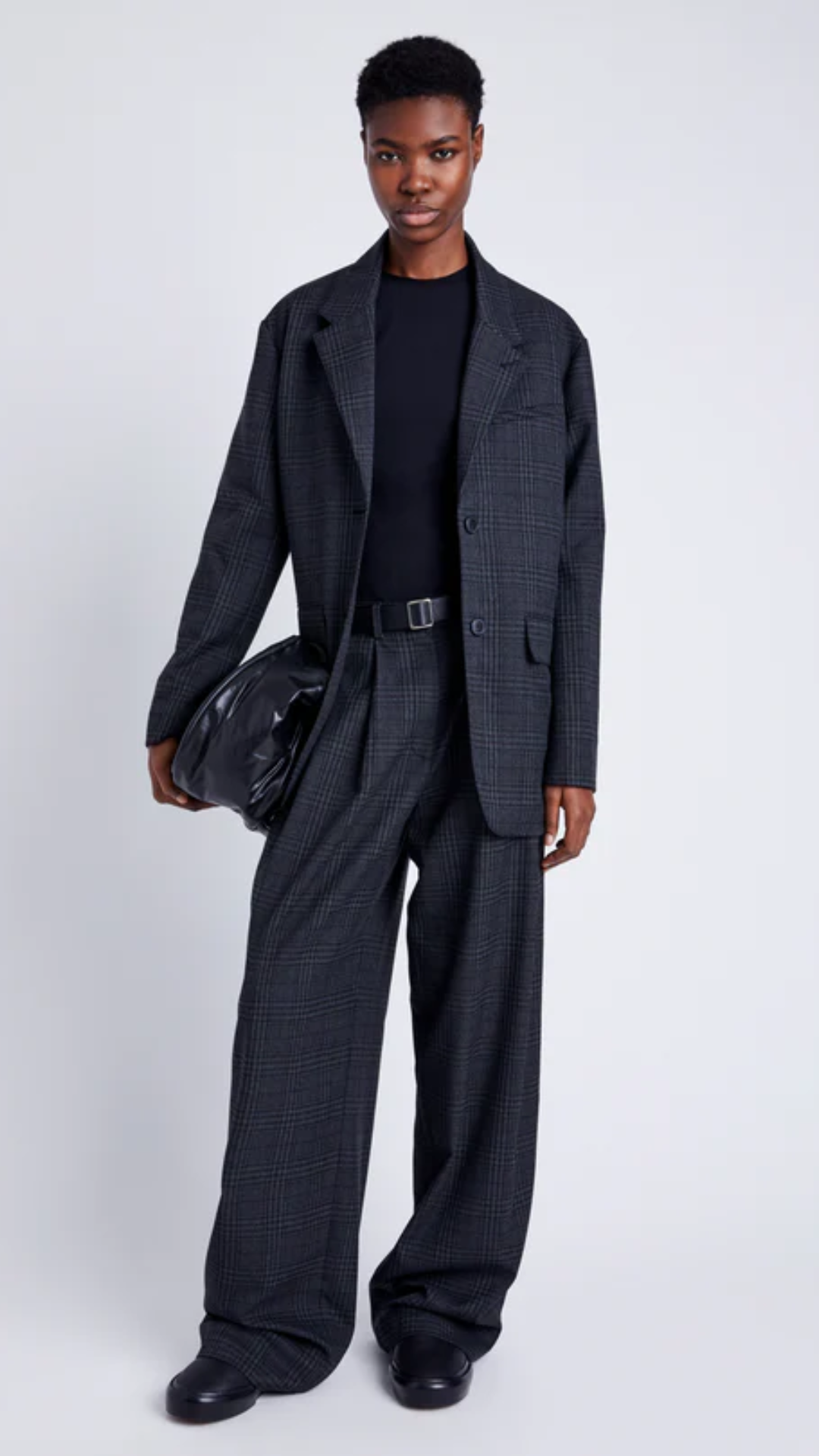 Proenza Schouler Grid Flannel Eleanor Pant