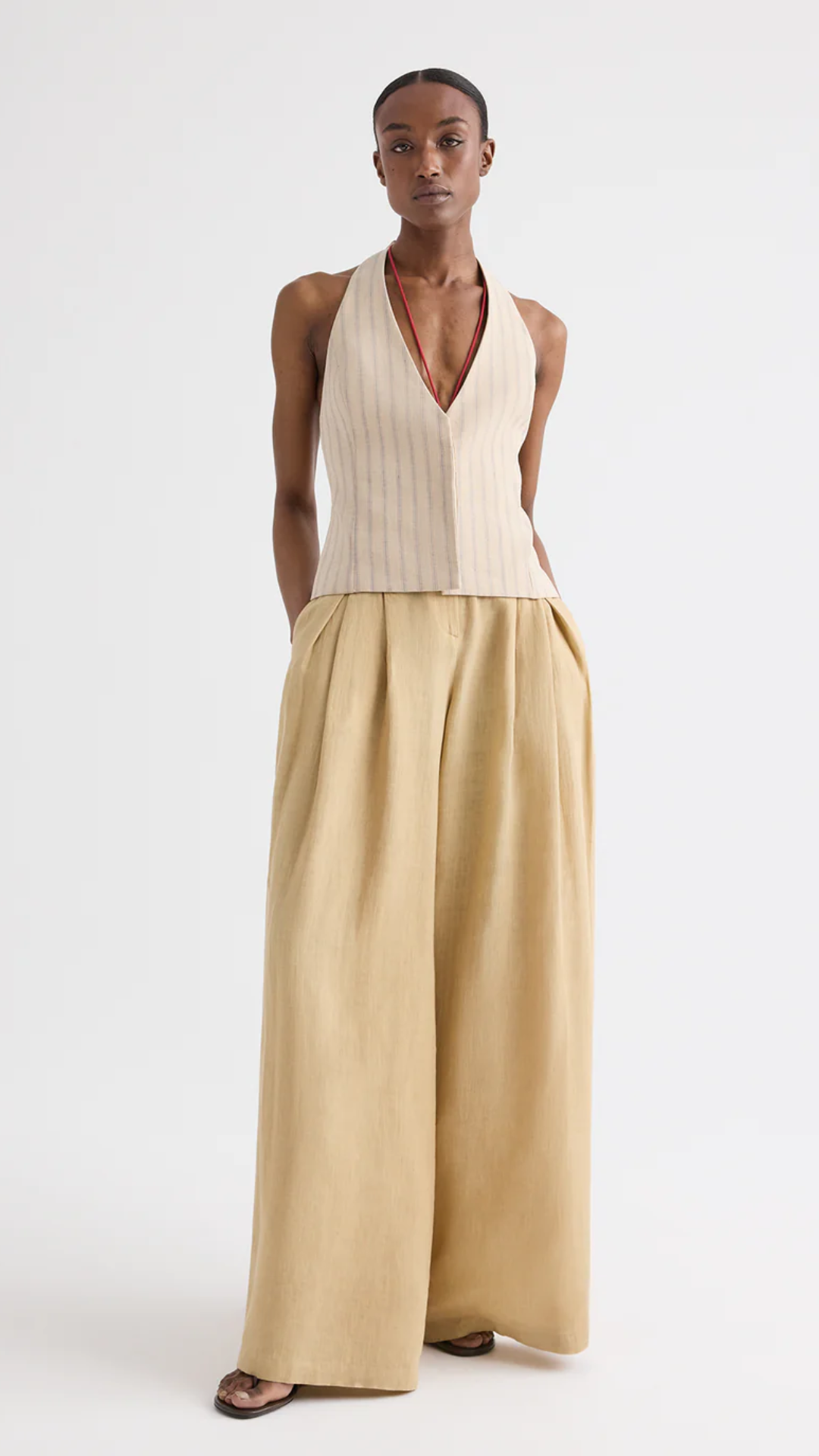 TWP Drew Pant in Candied Ginger