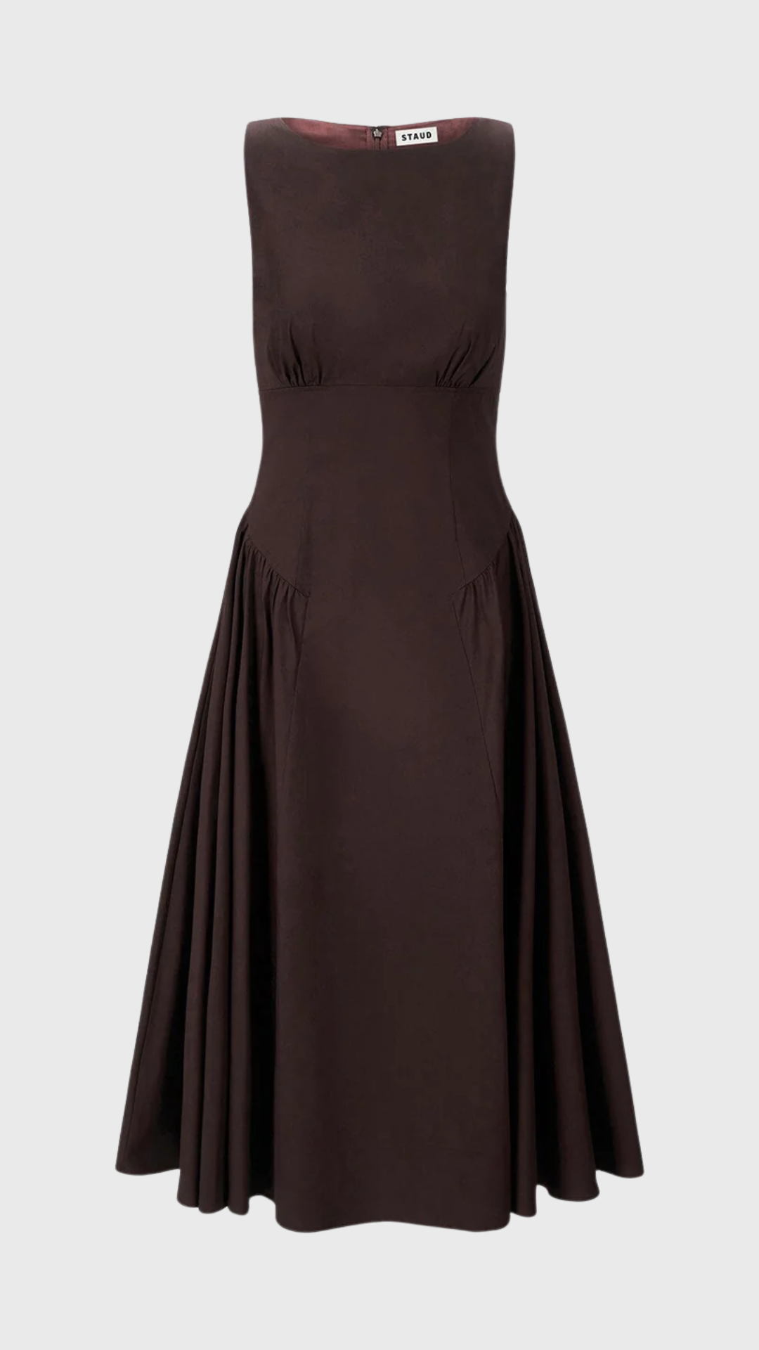 Staud Gwen Dress in Earth