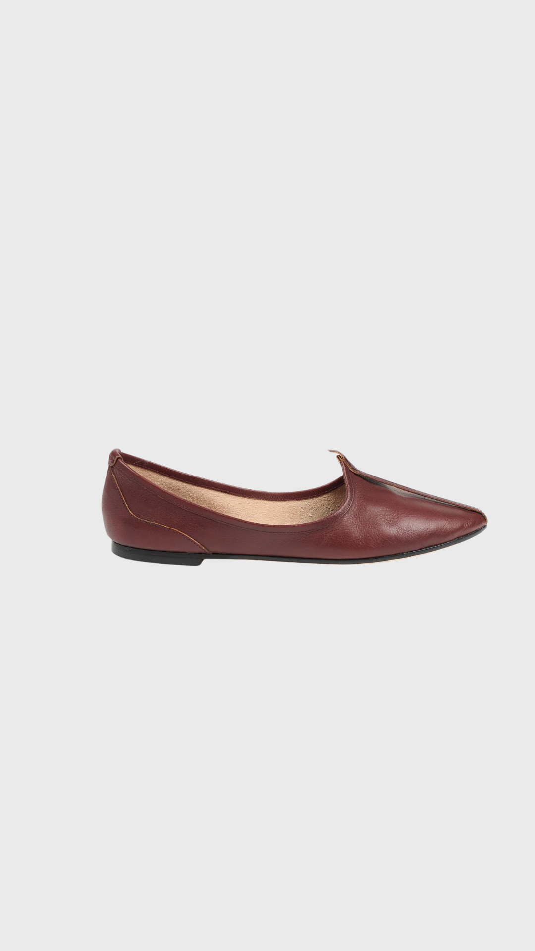 Jamie Haller Jutti Slipper in Oxblood