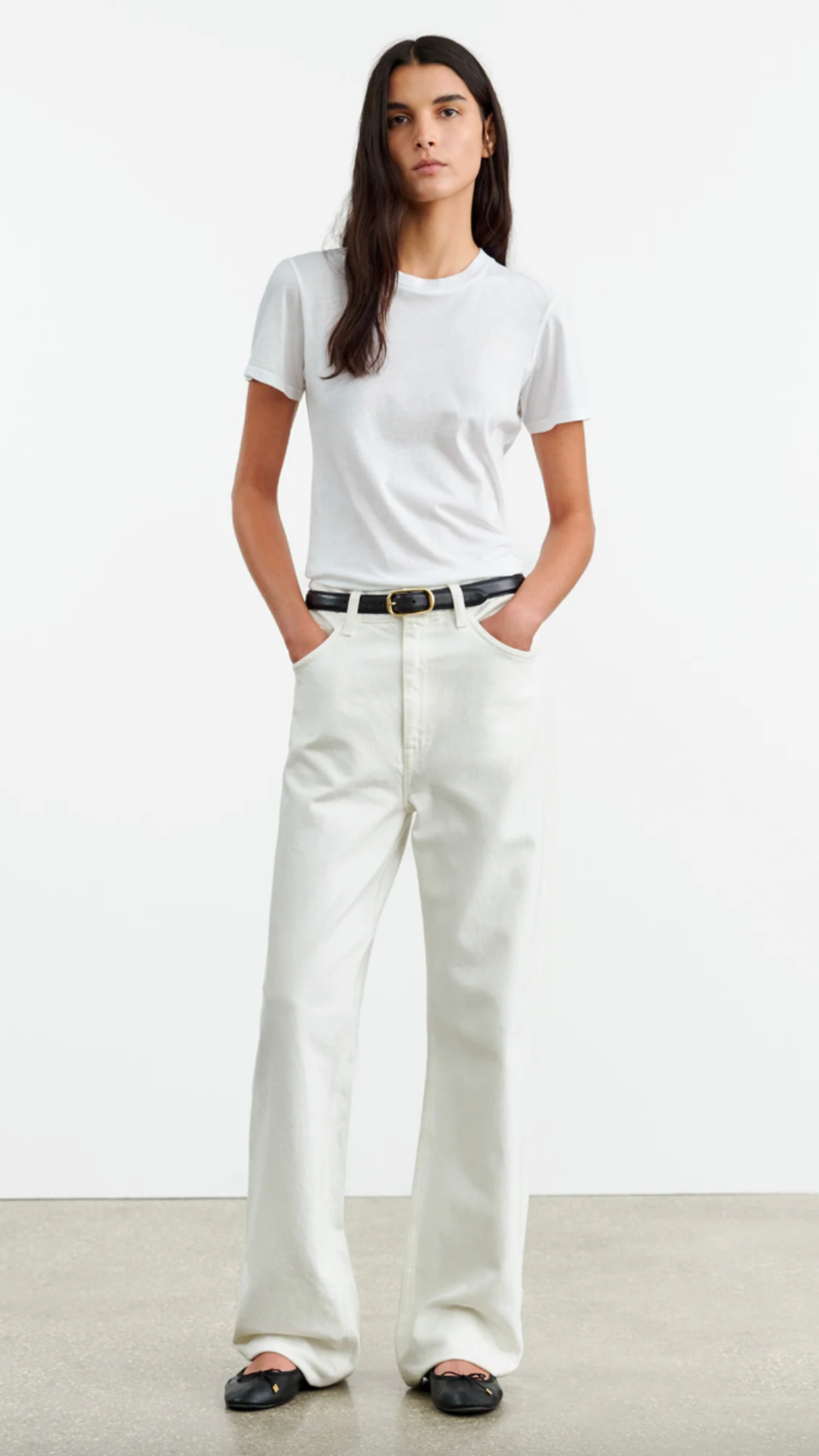 Nili Lotan Mitchell Jean in Cream