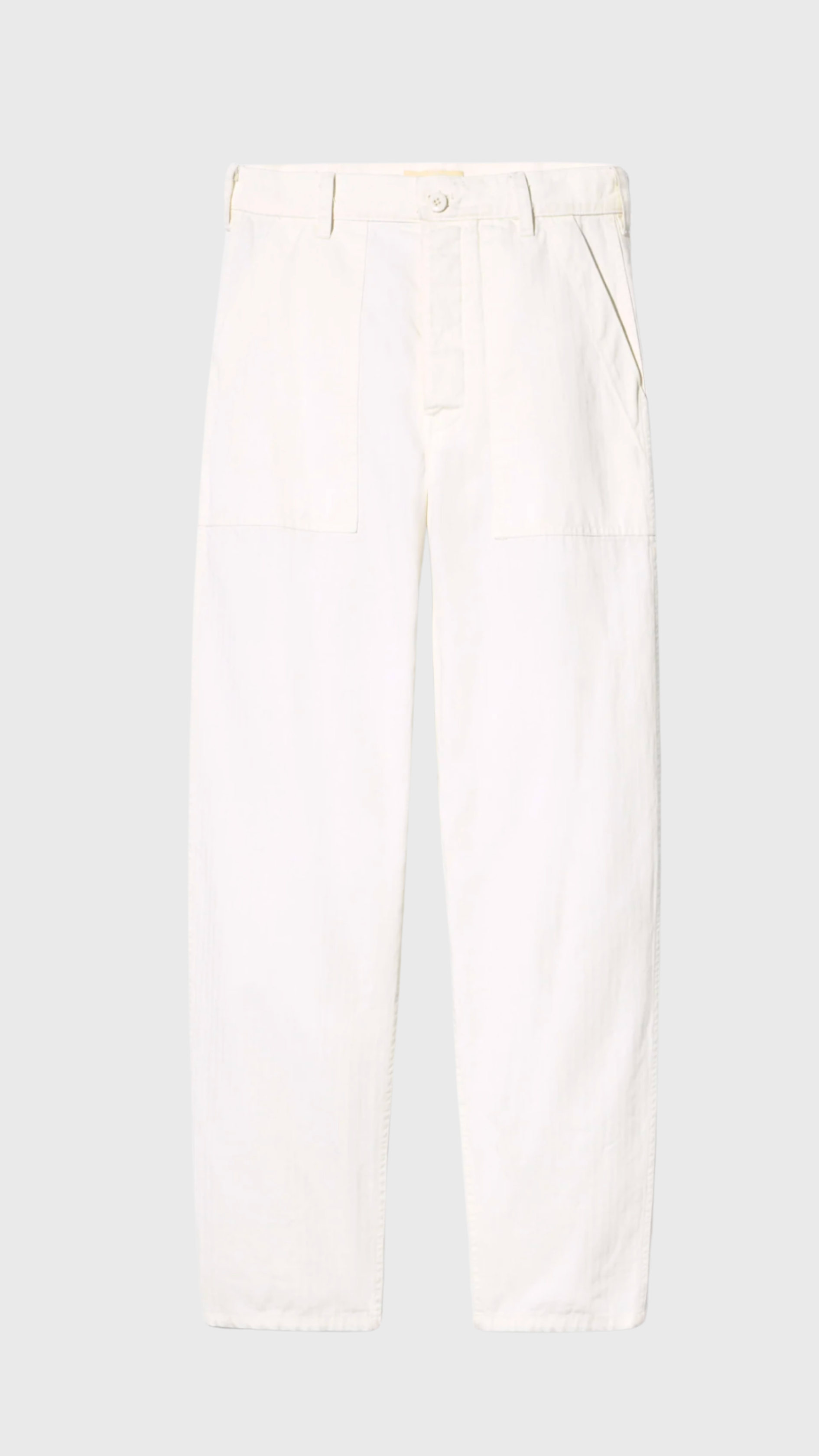 Nili Lotan Earl Cotton Pant in Vintage Cream