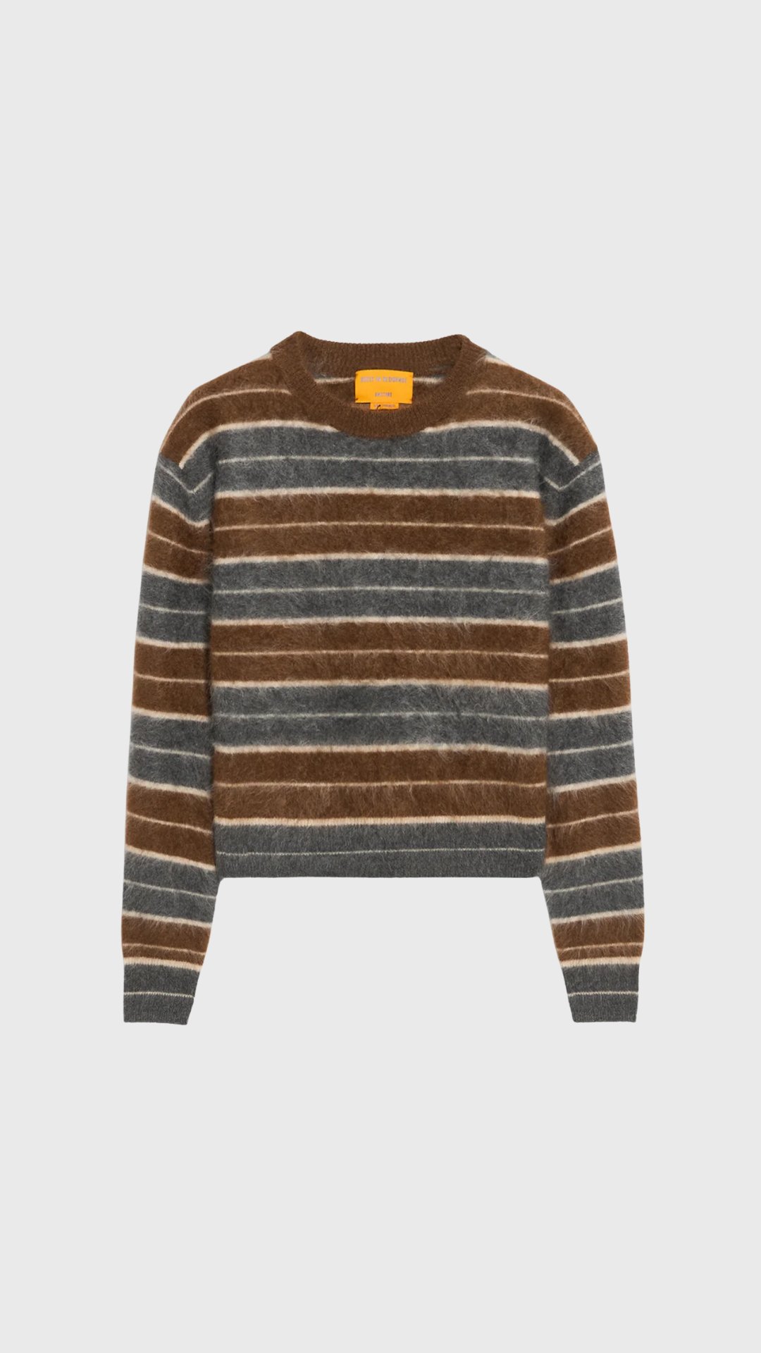 Guest In Residence Grizzly Stripe Crew Sweater