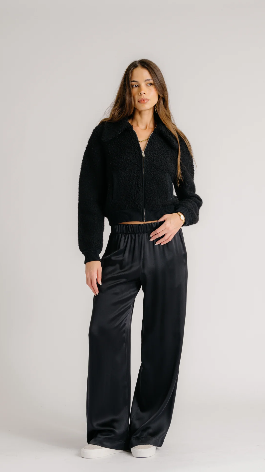 Sablyn Brynn High Rise Pull On Pant in Black