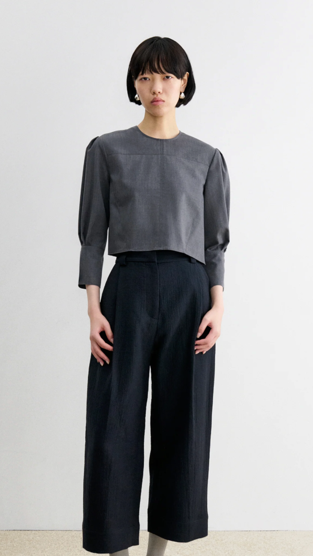 Rachel Comey Dawn Top in Dark Grey