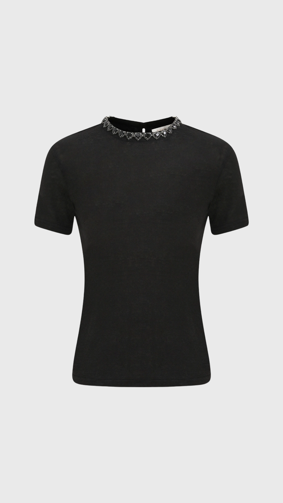 Zimmermann Embellished Tee in Black