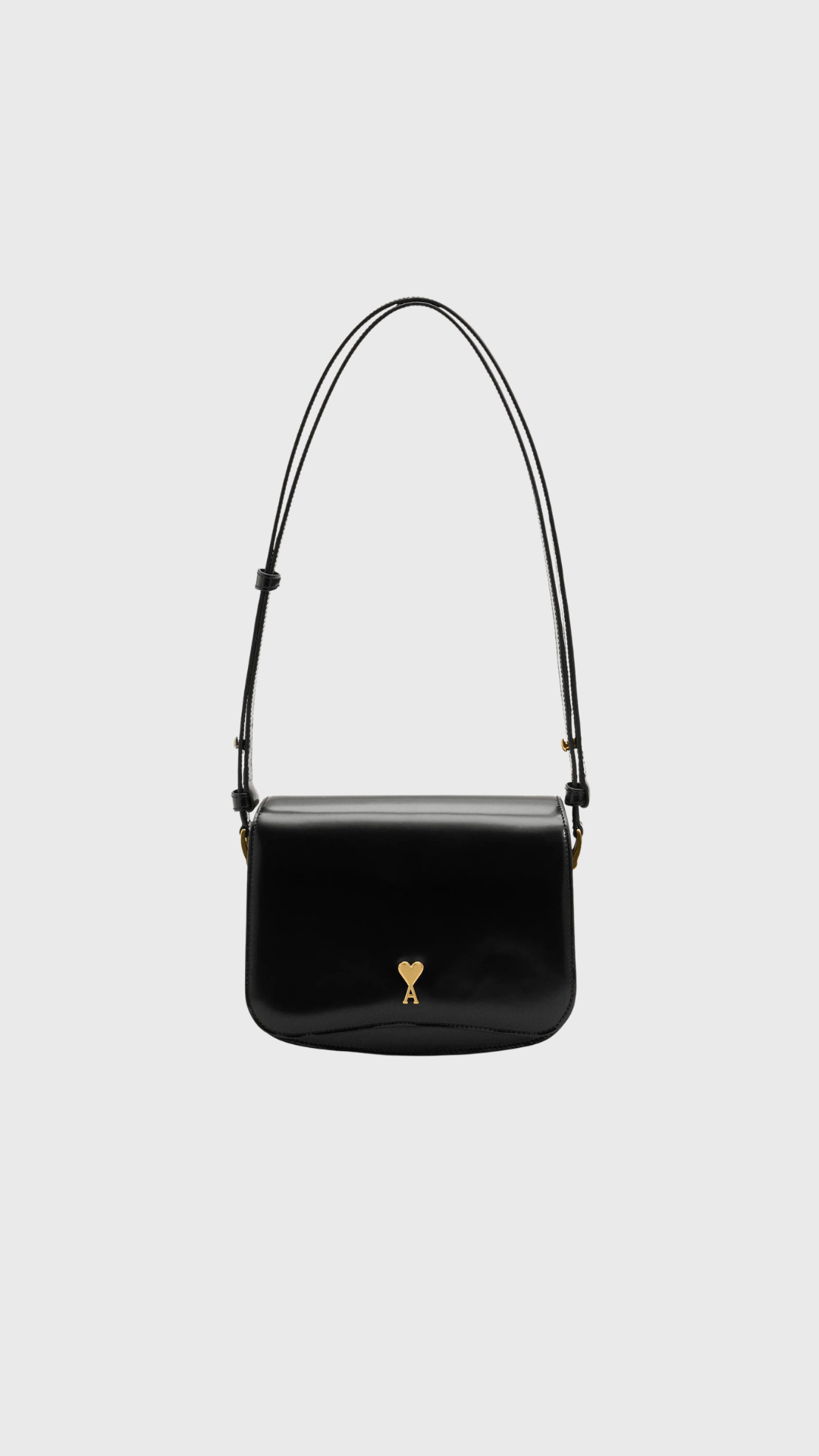 Ami Paris Paris Bag in Black