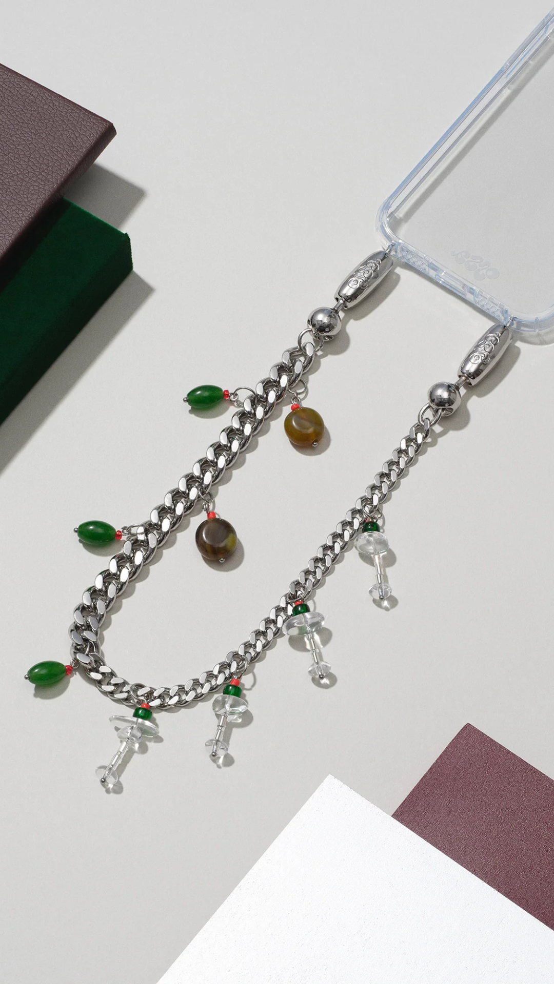 OSSA Curb Chain Martini Wrislet in Martini