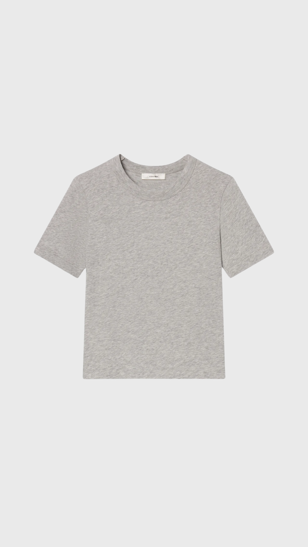 FRAME The Boxy Tee in Heather Grey