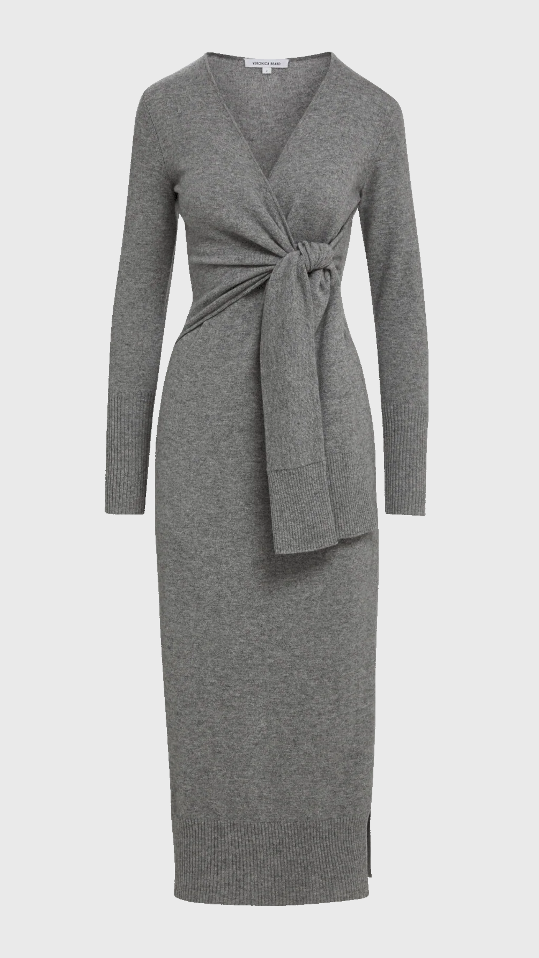 Veronica Beard Salomez Knit Dress in Heather Grey