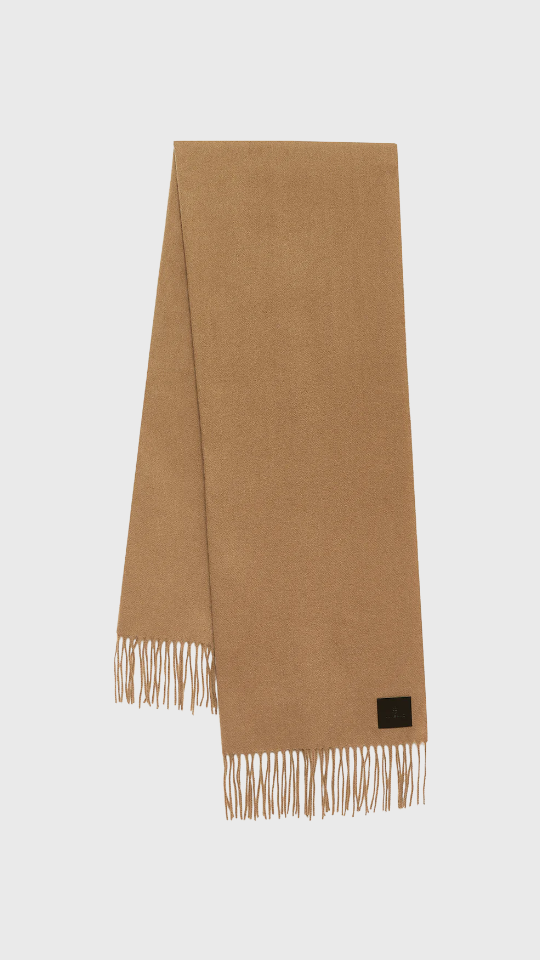Anine Bing Augustina Wool Scarf in Brown
